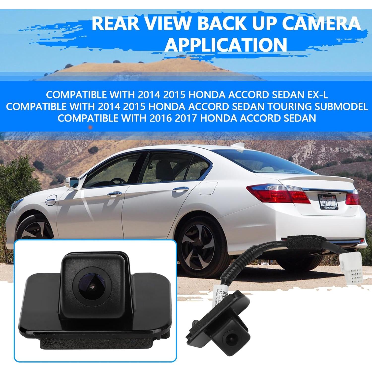 Cámara de visión trasera B.ZSSY para Honda Accord 2014-2017