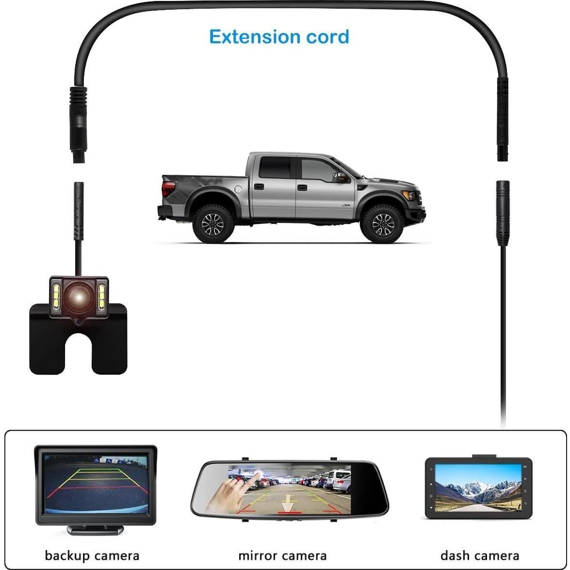 Cable de Extensión 4Pin 7m YQMAJIM para Dash Cam y Cámara de Respaldo