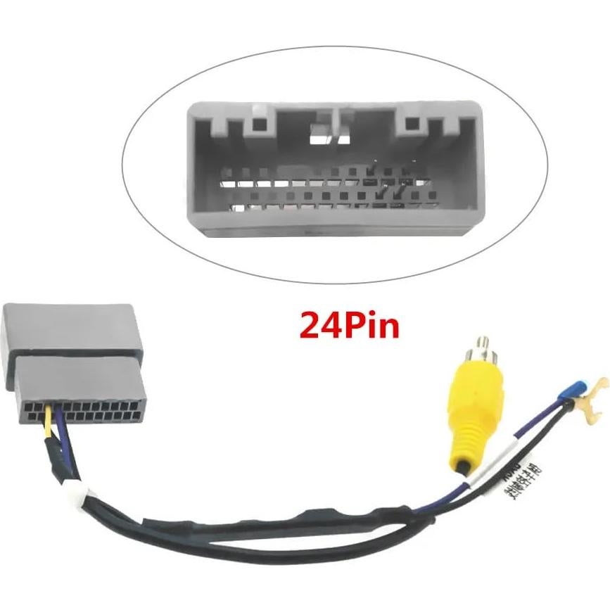 Adaptador de cámara de reversa 24 pines Honda CRV Fit