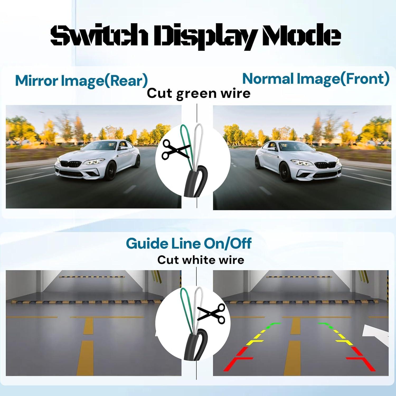 Cámara de Respaldo Epronic IP69 con Visión Nocturna 149°