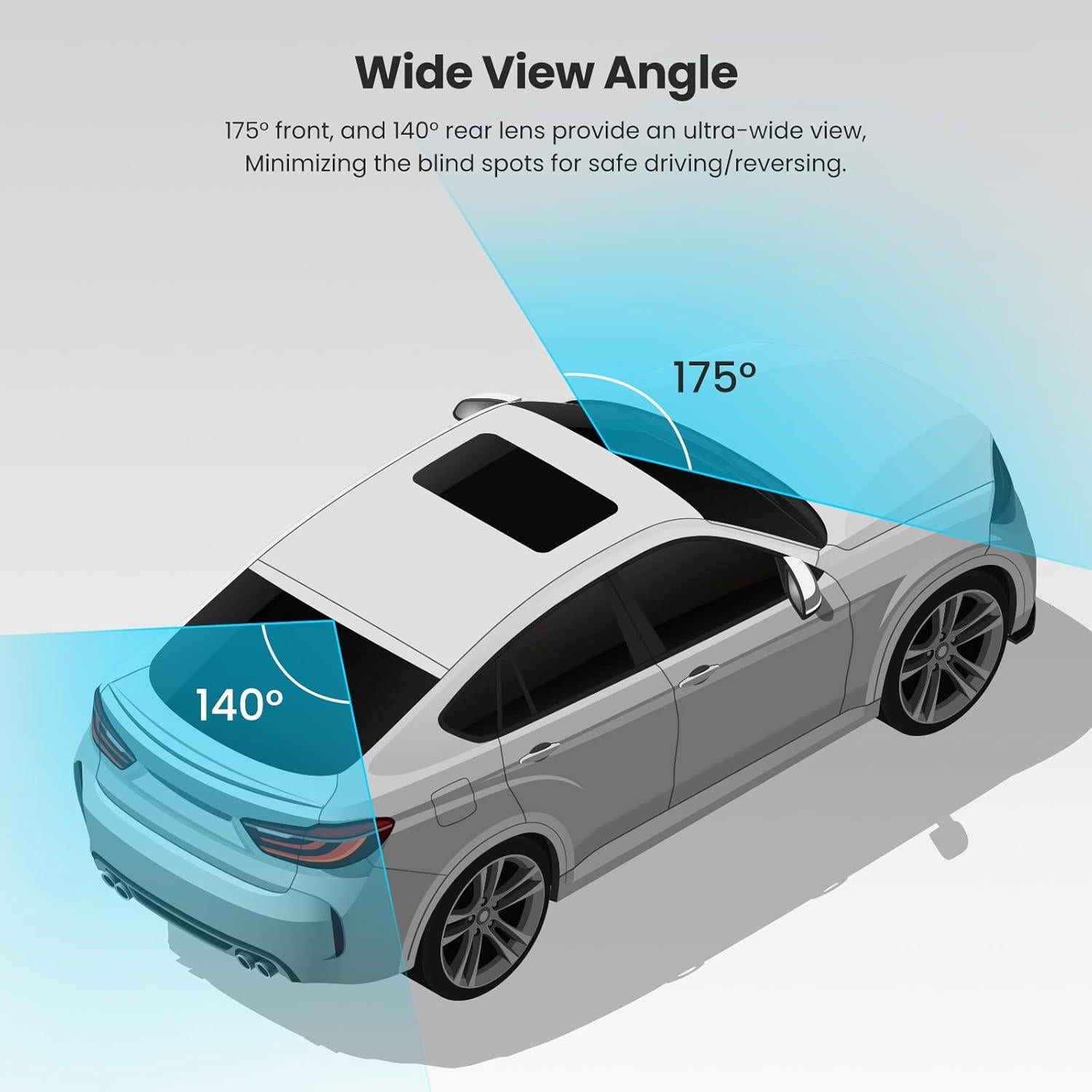 Dash Cam delantera y trasera maXpeedingrods HD 1080P