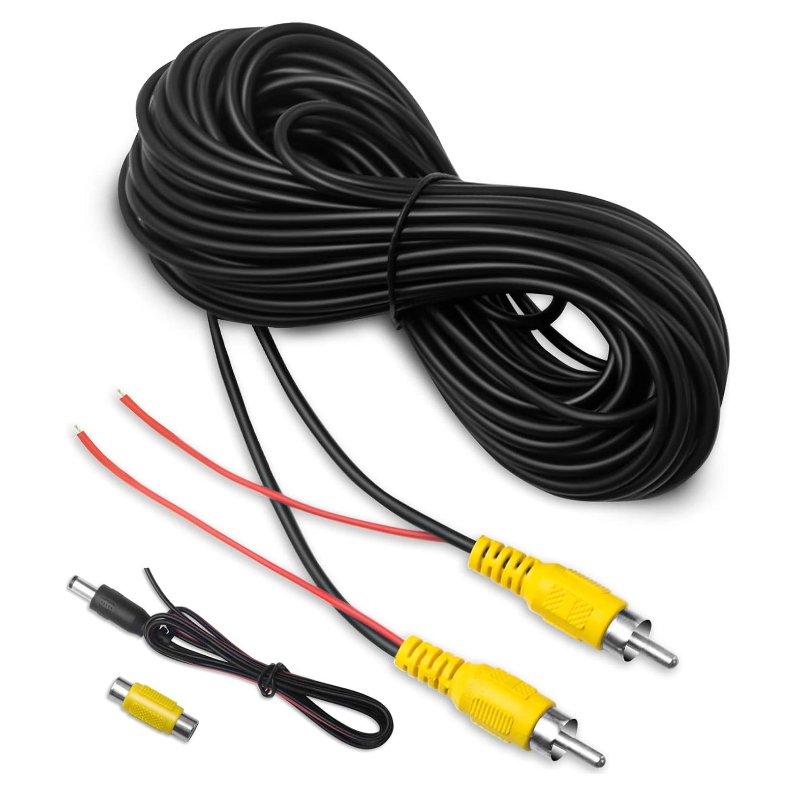 Cable de Video RCA Engrosado LBW 10 Metros para Cámara de Reversa