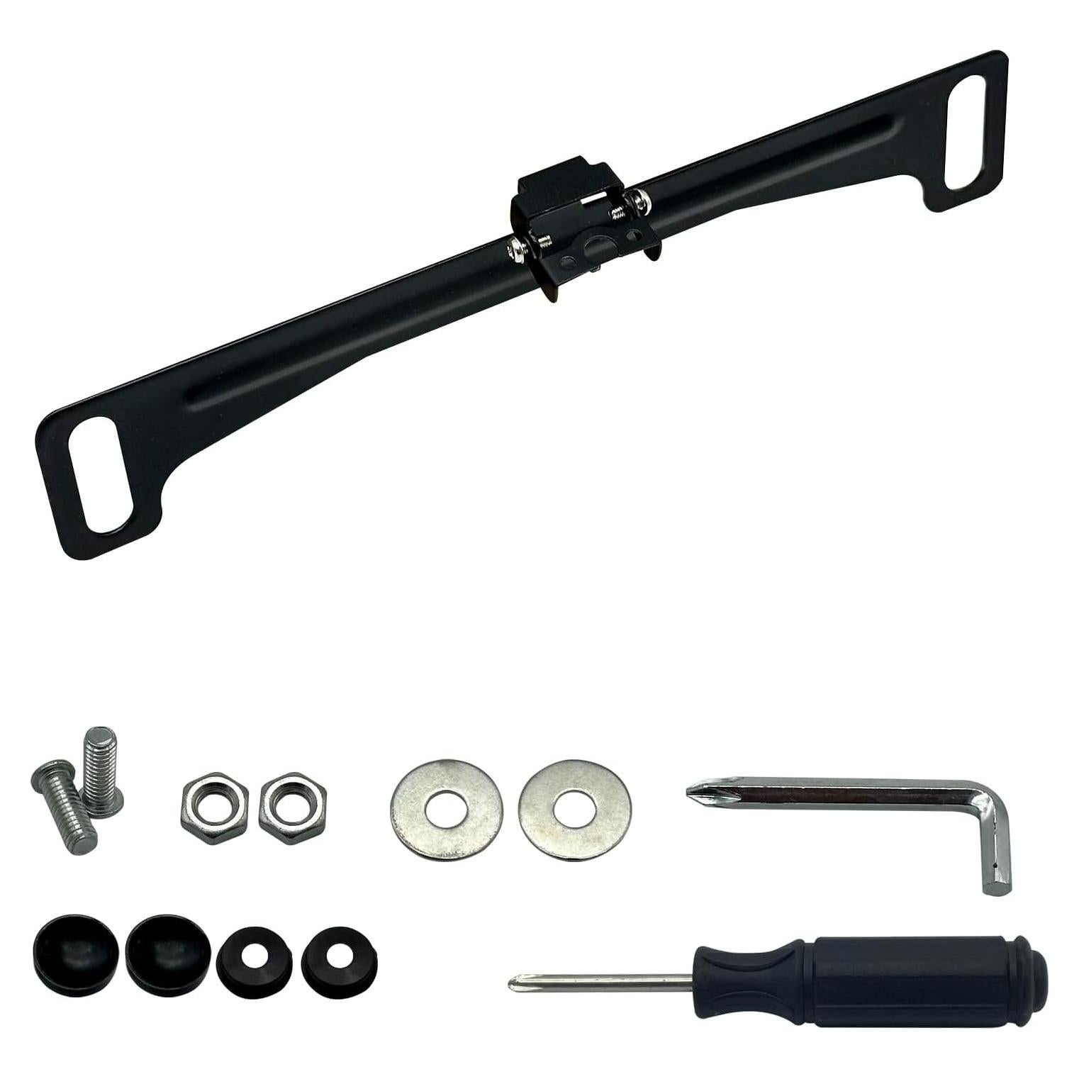 Soporte de cámara de visión trasera universal para automóvil - Negro