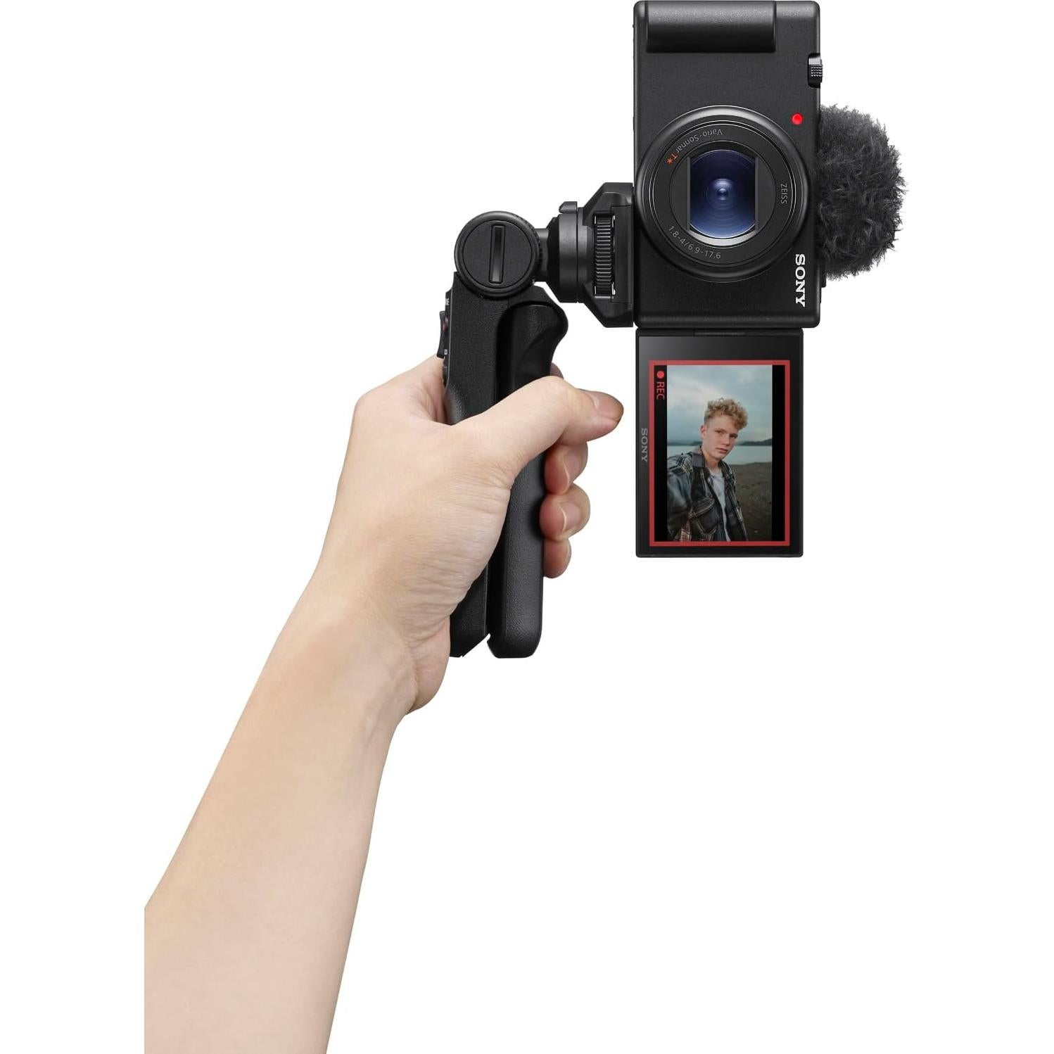 Cámara Vlog Sony ZV-1 II 20.1MP 4K con Kit ACCVC1 Negro