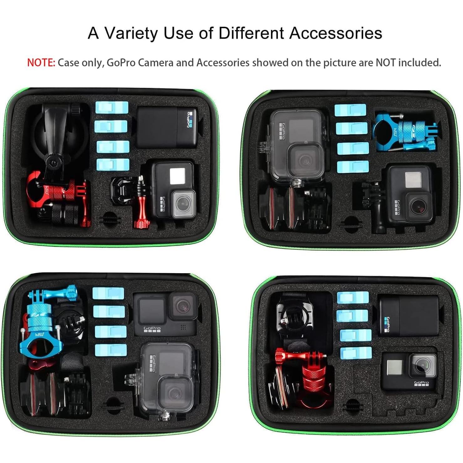 Funda Protectora HSU Verde para Cámara de Acción GoPro