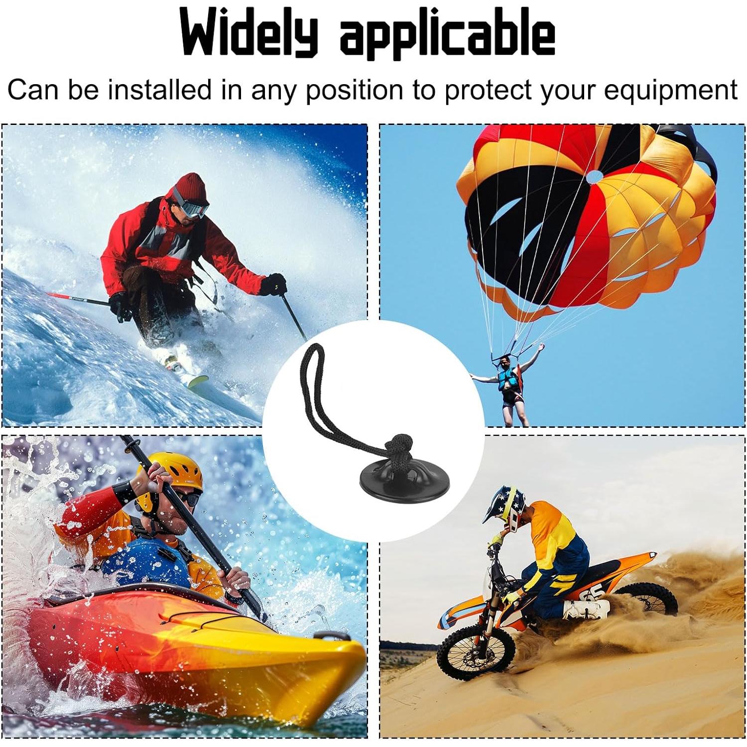 Cuerdas de Seguridad para Cámara de Acción Lasuroa - 8 Piezas