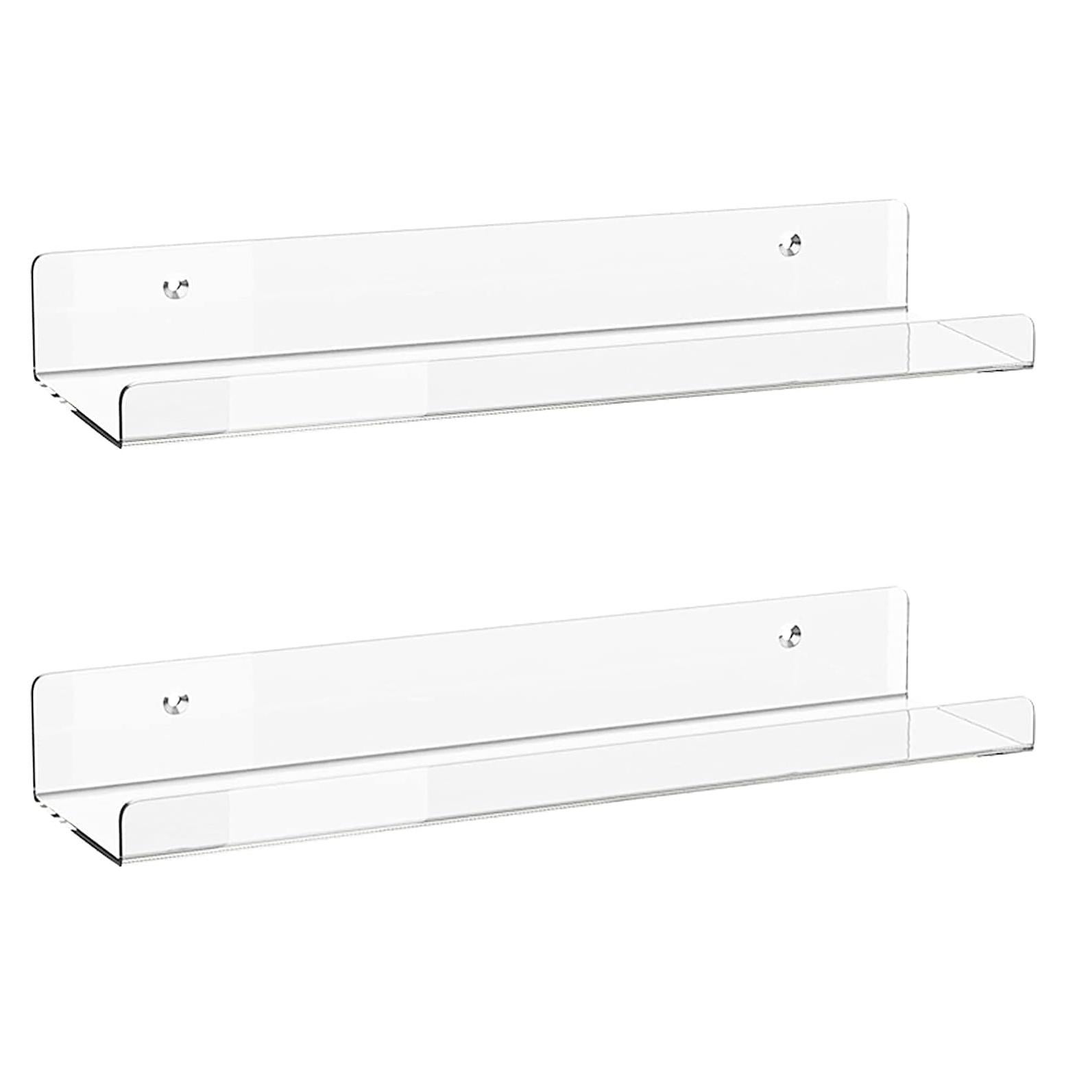 Estantes Flotantes Acrílicos Albumgit 2 Piezas 38.1 cm