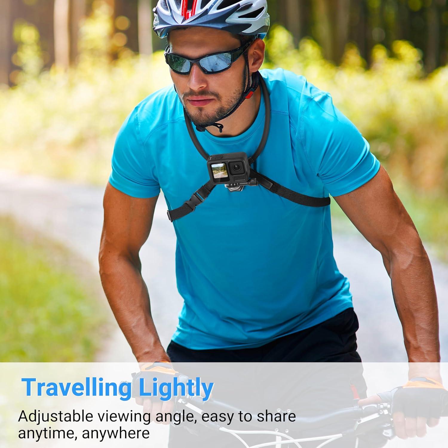 Soporte de Cuello Ajustable STARTRC para GoPro Hero 13/12/11/10