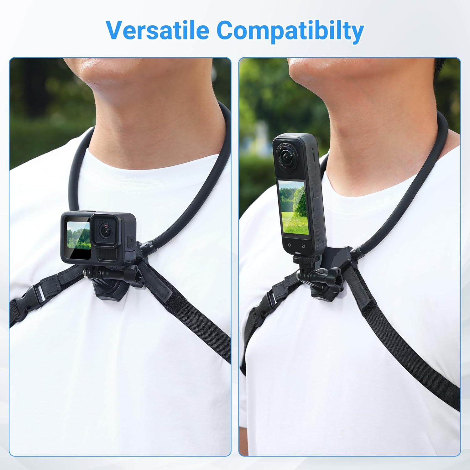 Soporte de Cuello Ajustable STARTRC para GoPro Hero 13/12/11/10