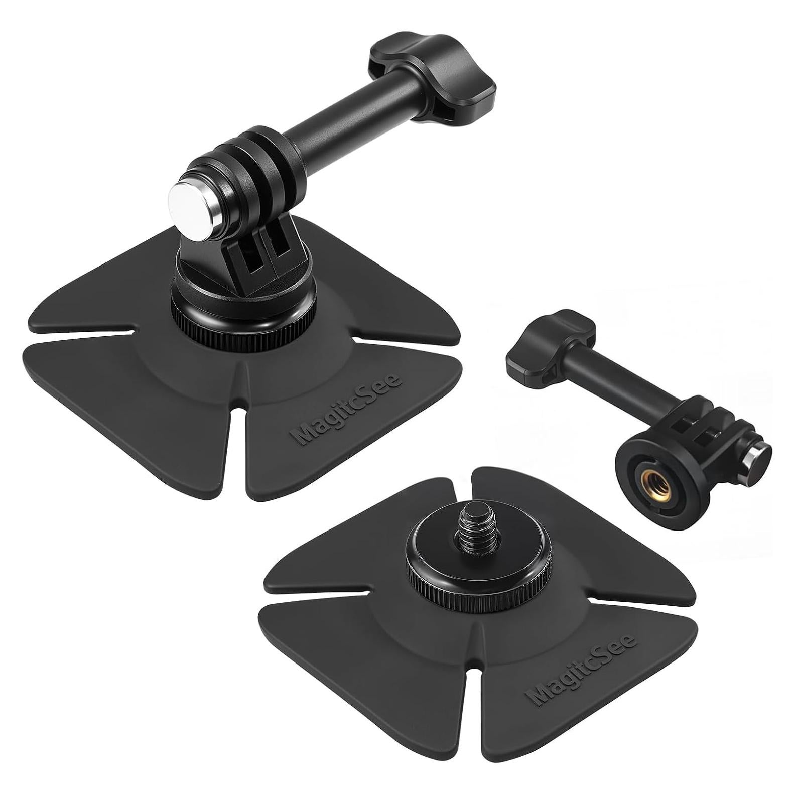 Soporte Adhesivo para Cámara de Casco MagitcSee - Compatible GoPro, Insta360, DJI