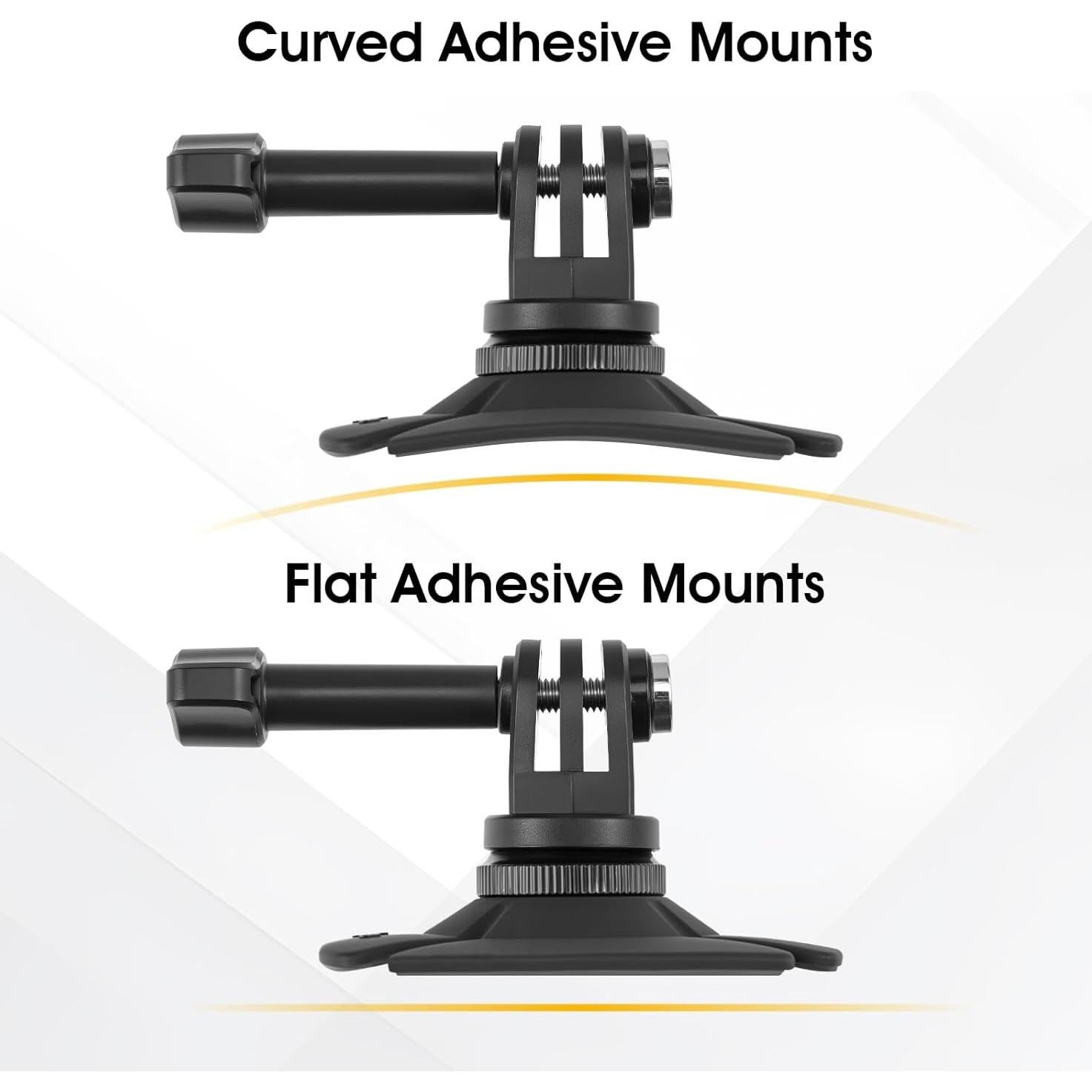 Soporte Adhesivo para Cámara de Casco MagitcSee - Compatible GoPro, Insta360, DJI