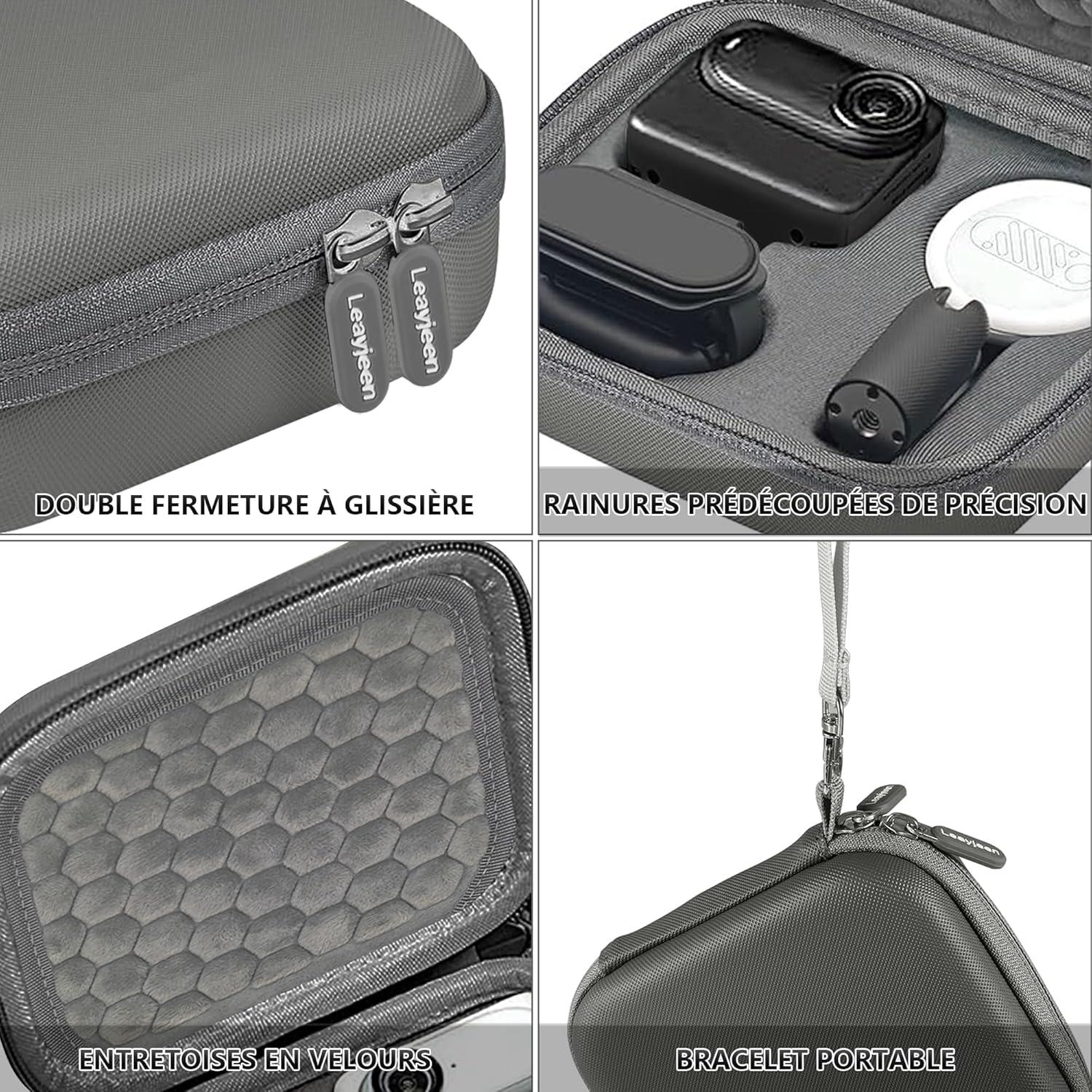 Funda Protectora Leayjeen para Cámara Insta360 GO 3S - Gris