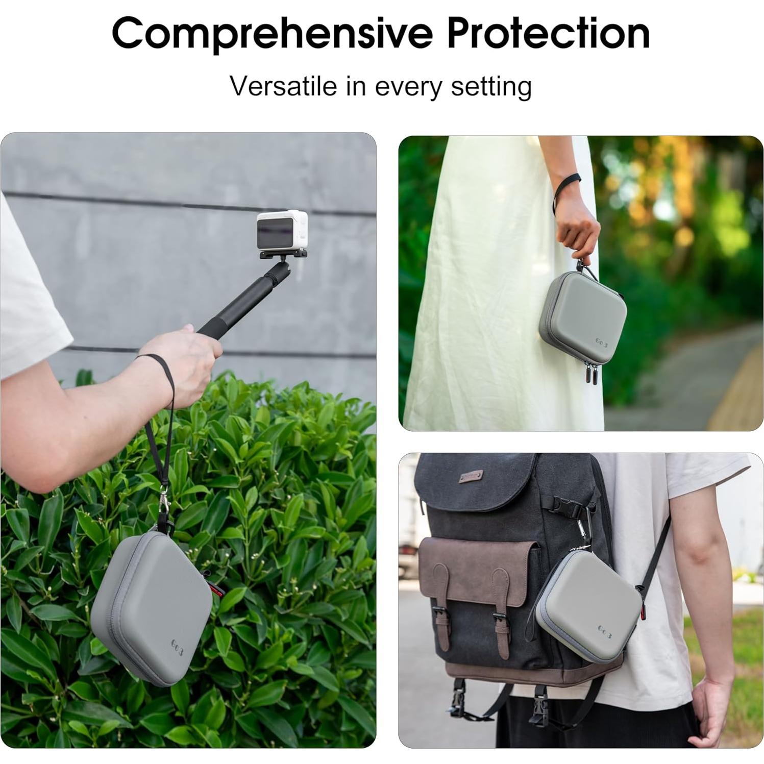 Funda de Transporte para Insta360 GO 3S - Bolsa Protectora Gris