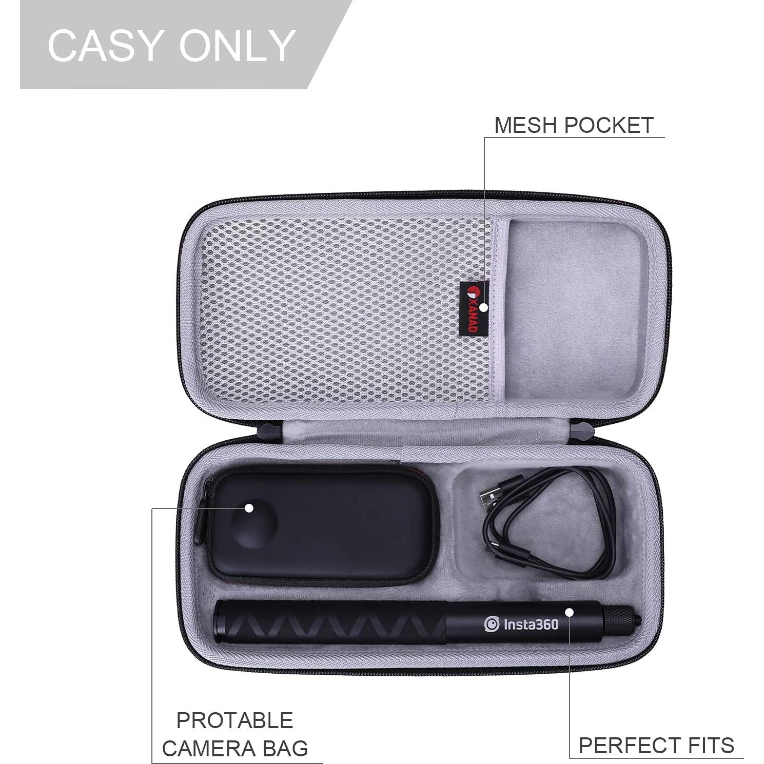 Funda XANAD para cámaras Insta360 X3 / ONE X2 - Resistente y Compacta