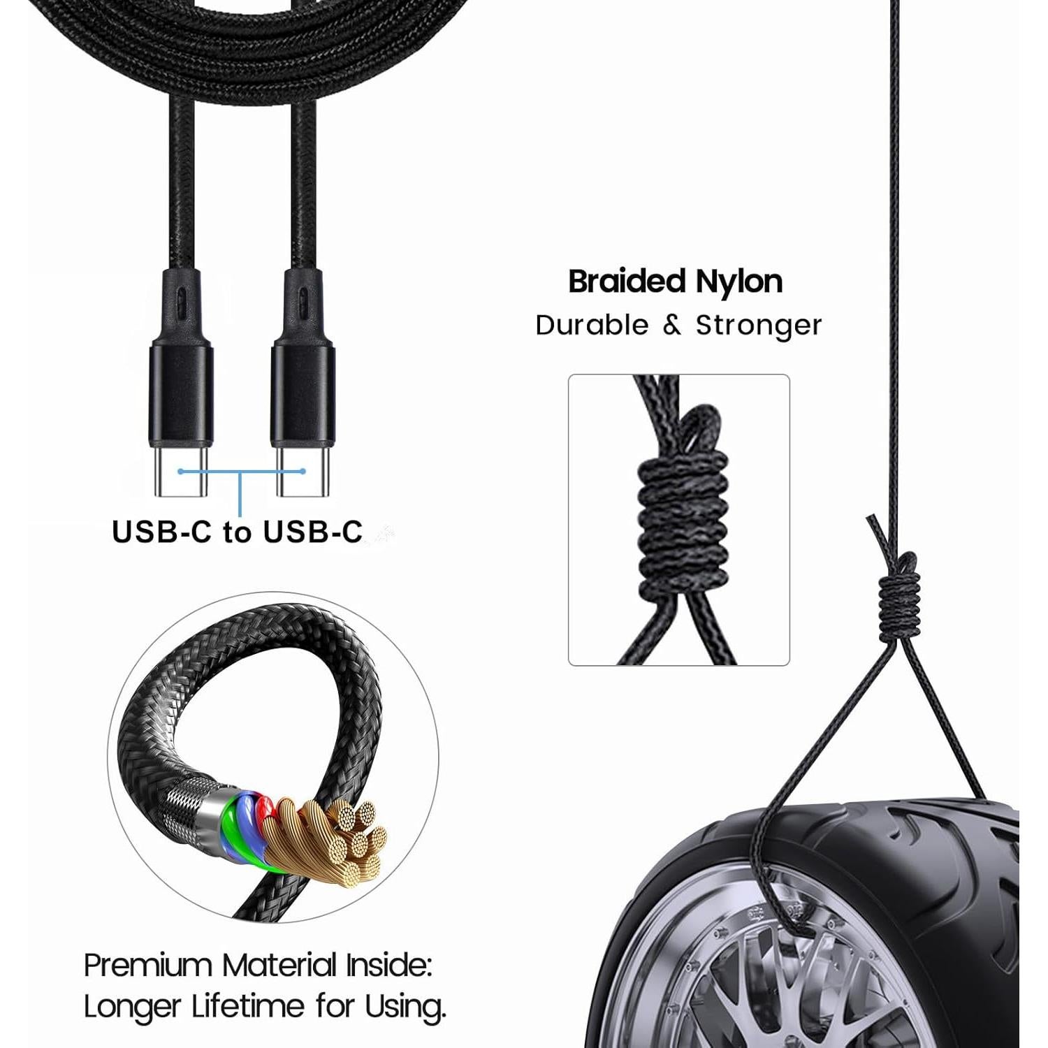 Cargador Rápido USB-C 30W Doble Puerto para Insta360