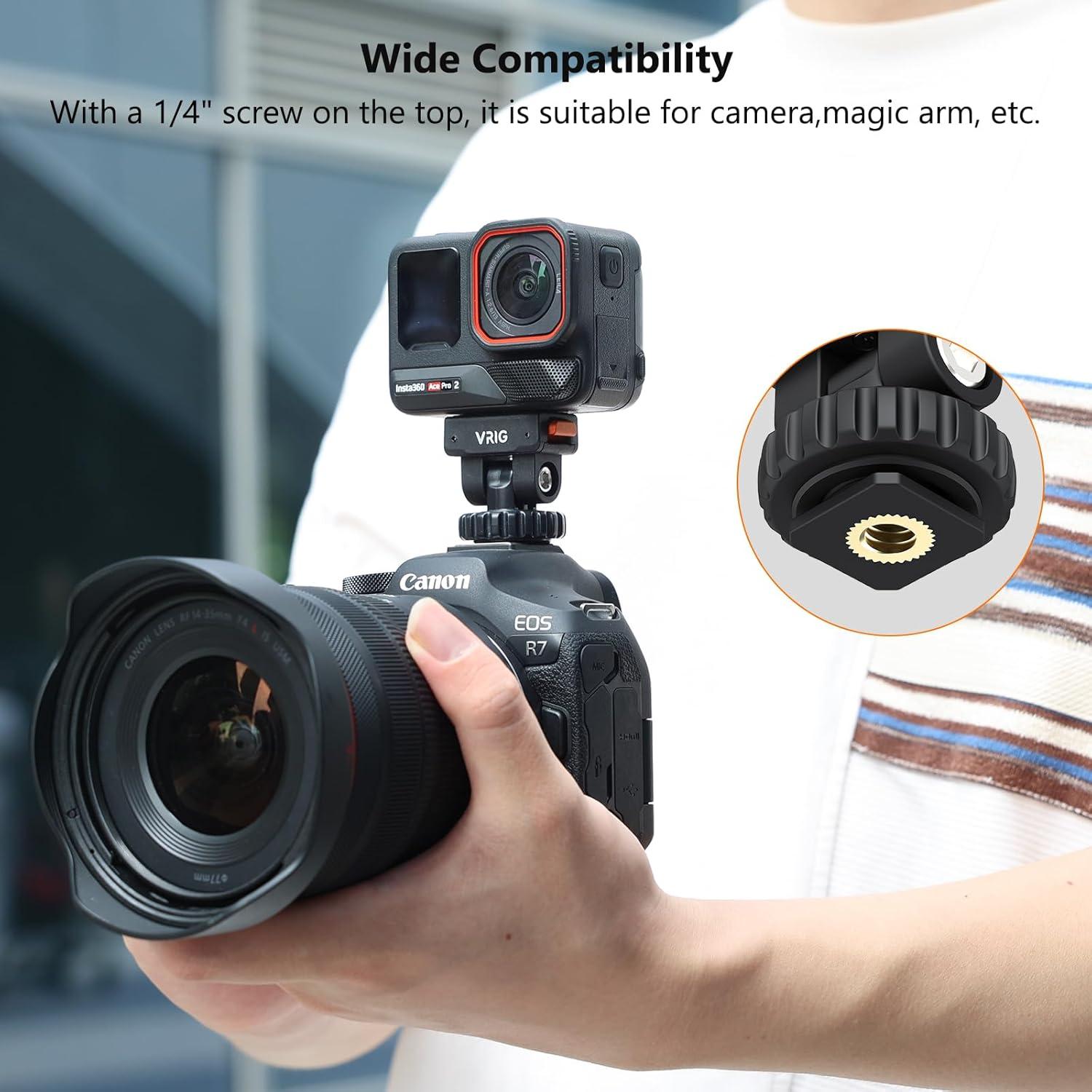 Adaptador de zapata fría VRIG con montaje magnético 180°