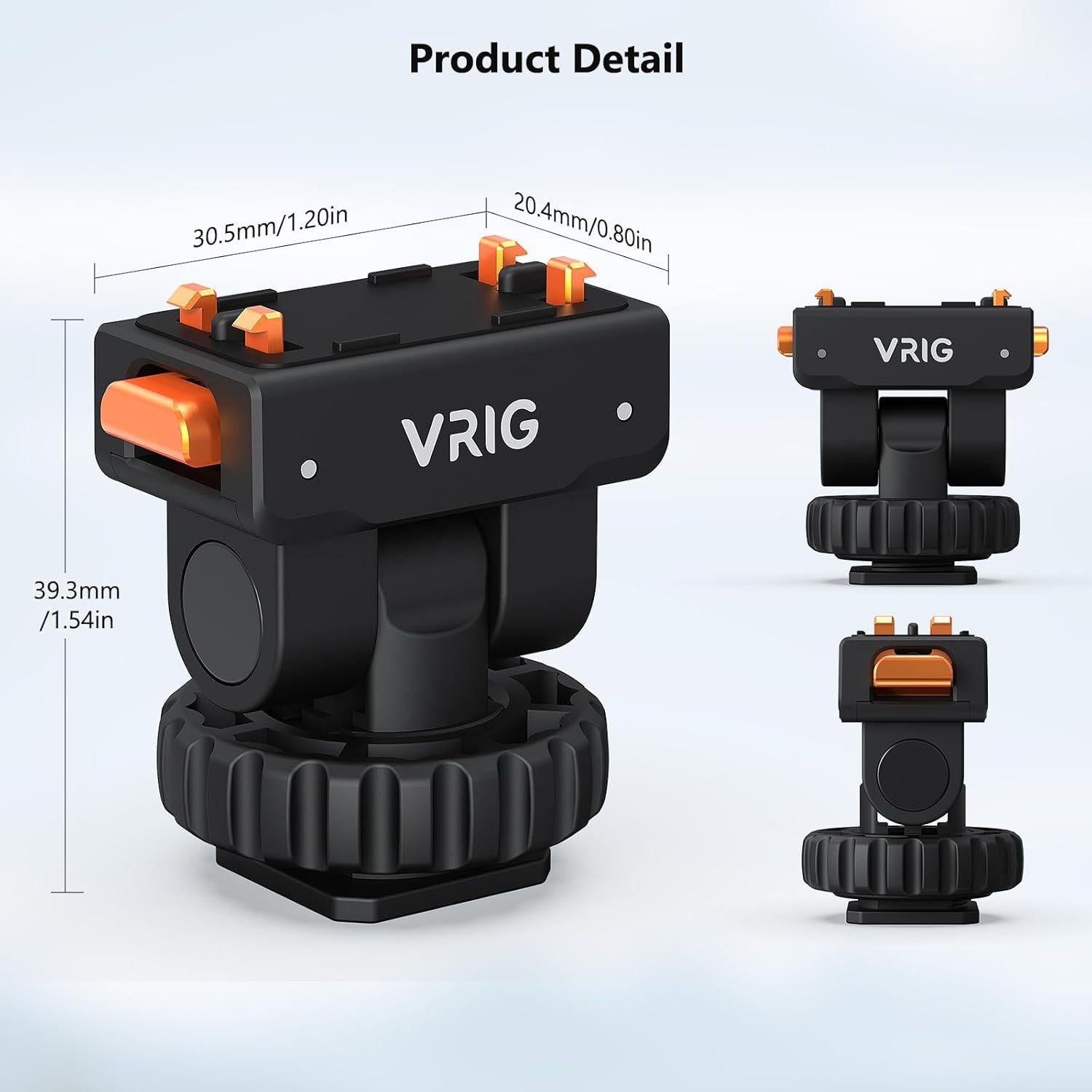 Adaptador de zapata fría VRIG con montaje magnético 180°