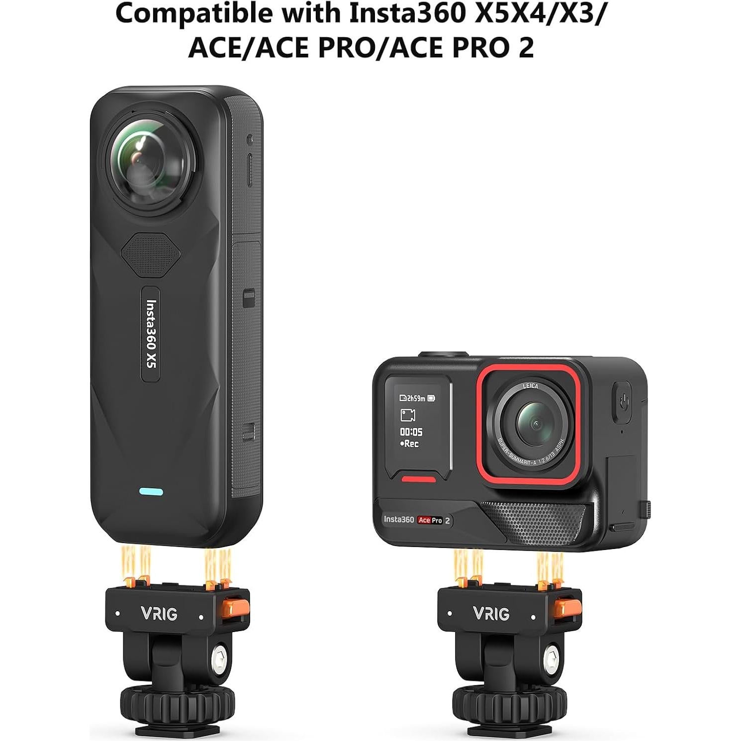 Adaptador de zapata fría VRIG con montaje magnético 180°