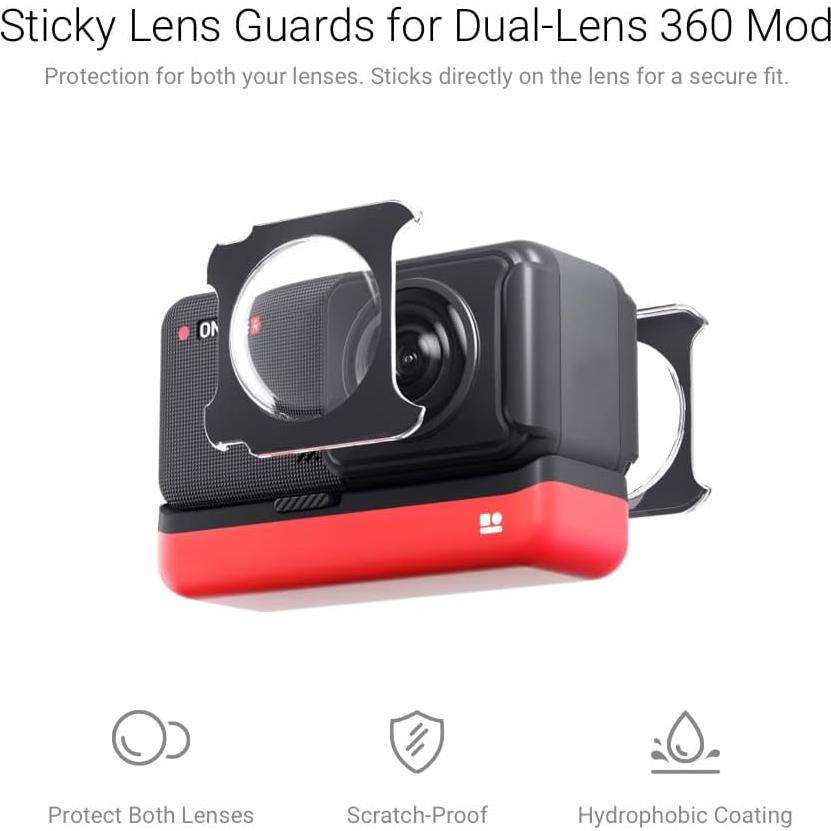 Protectores de Lentes Adhesivos Leshareselect para Insta360 ONE RS/R