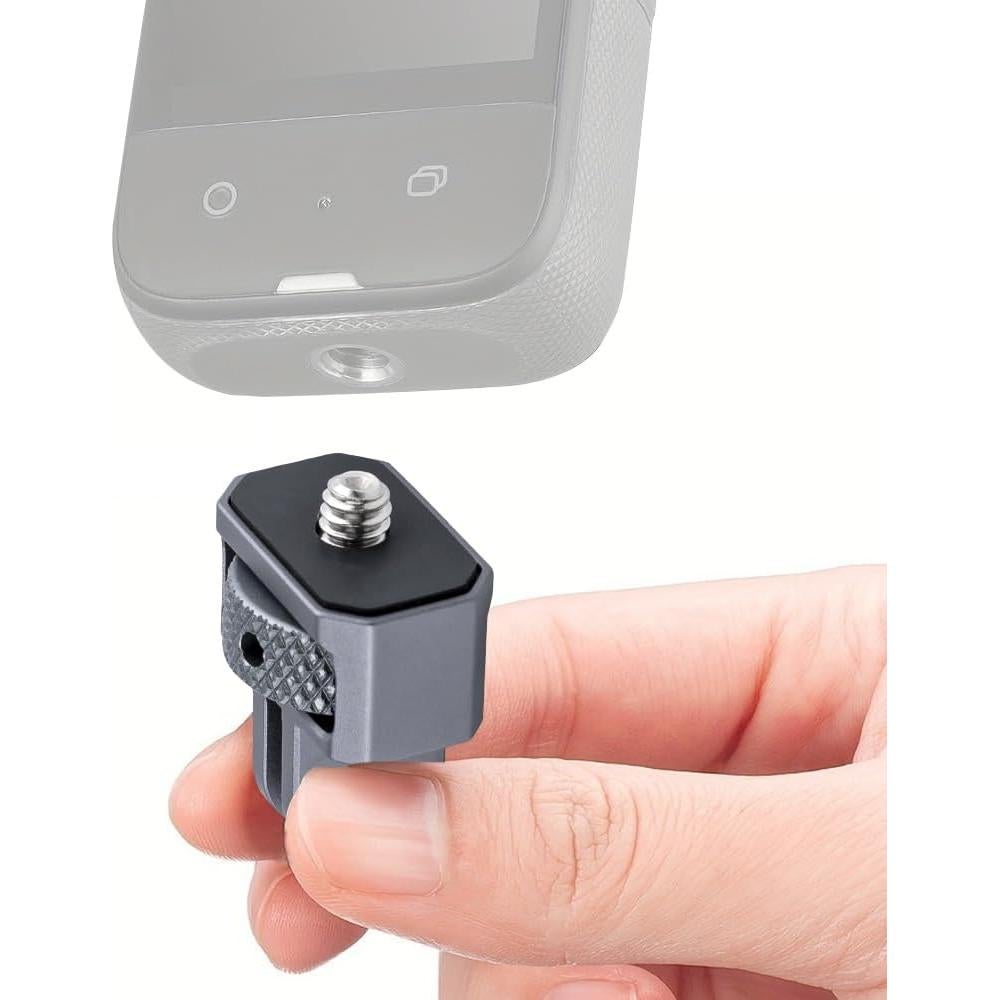 Adaptador de Montaje de Aluminio CNC 1/4" para GoPro y Cámaras