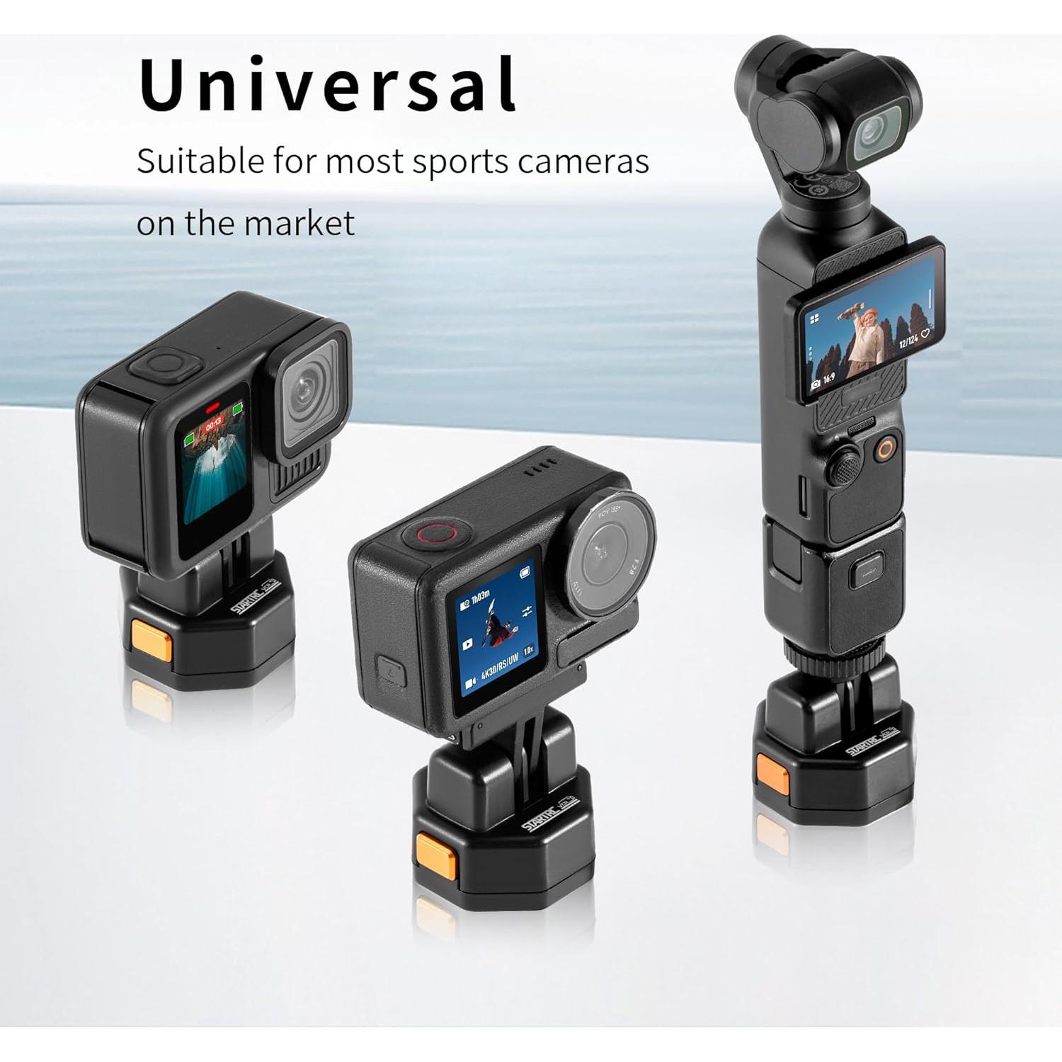 Base de liberación rápida magnética YDW para cámaras de acción