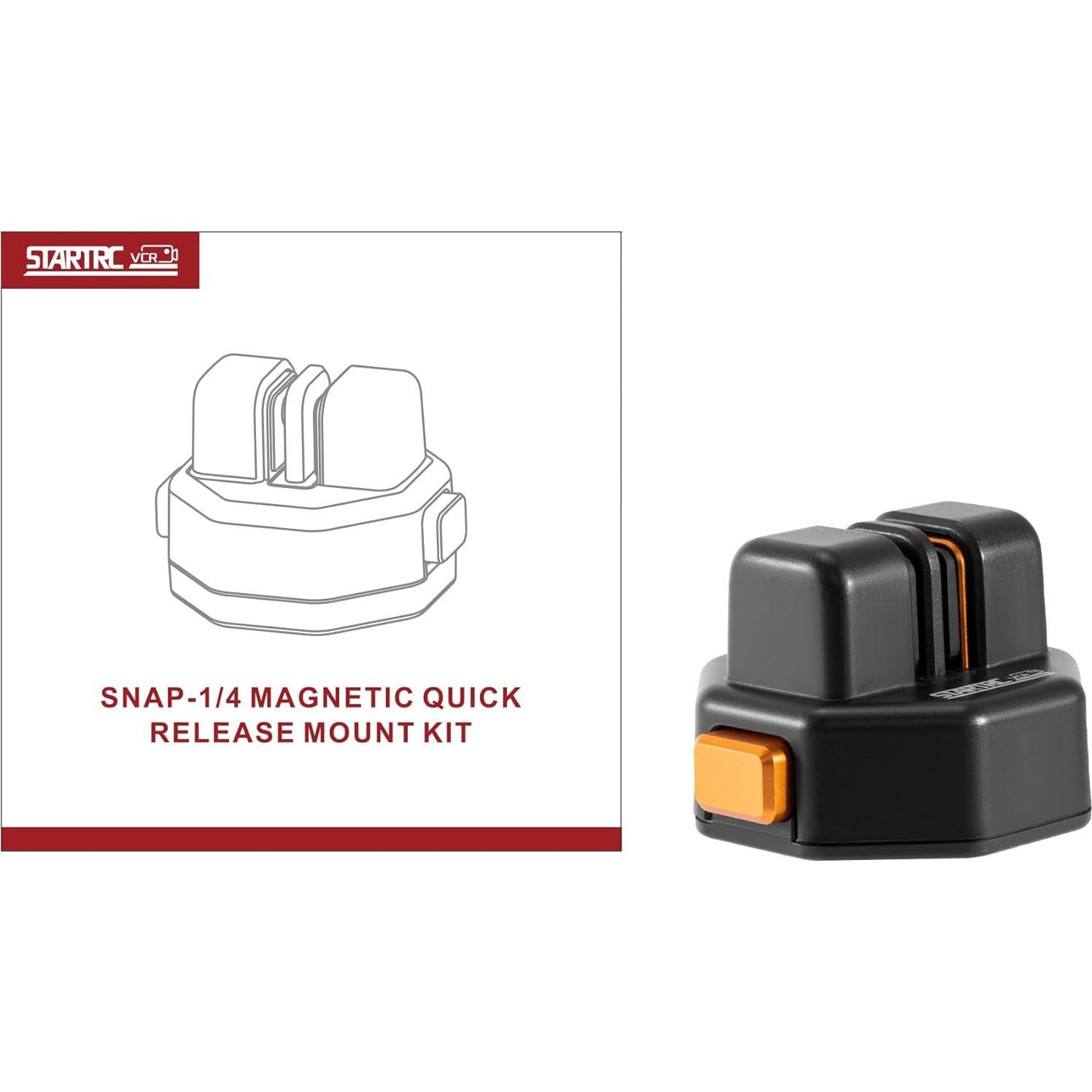 Base de liberación rápida magnética YDW para cámaras de acción