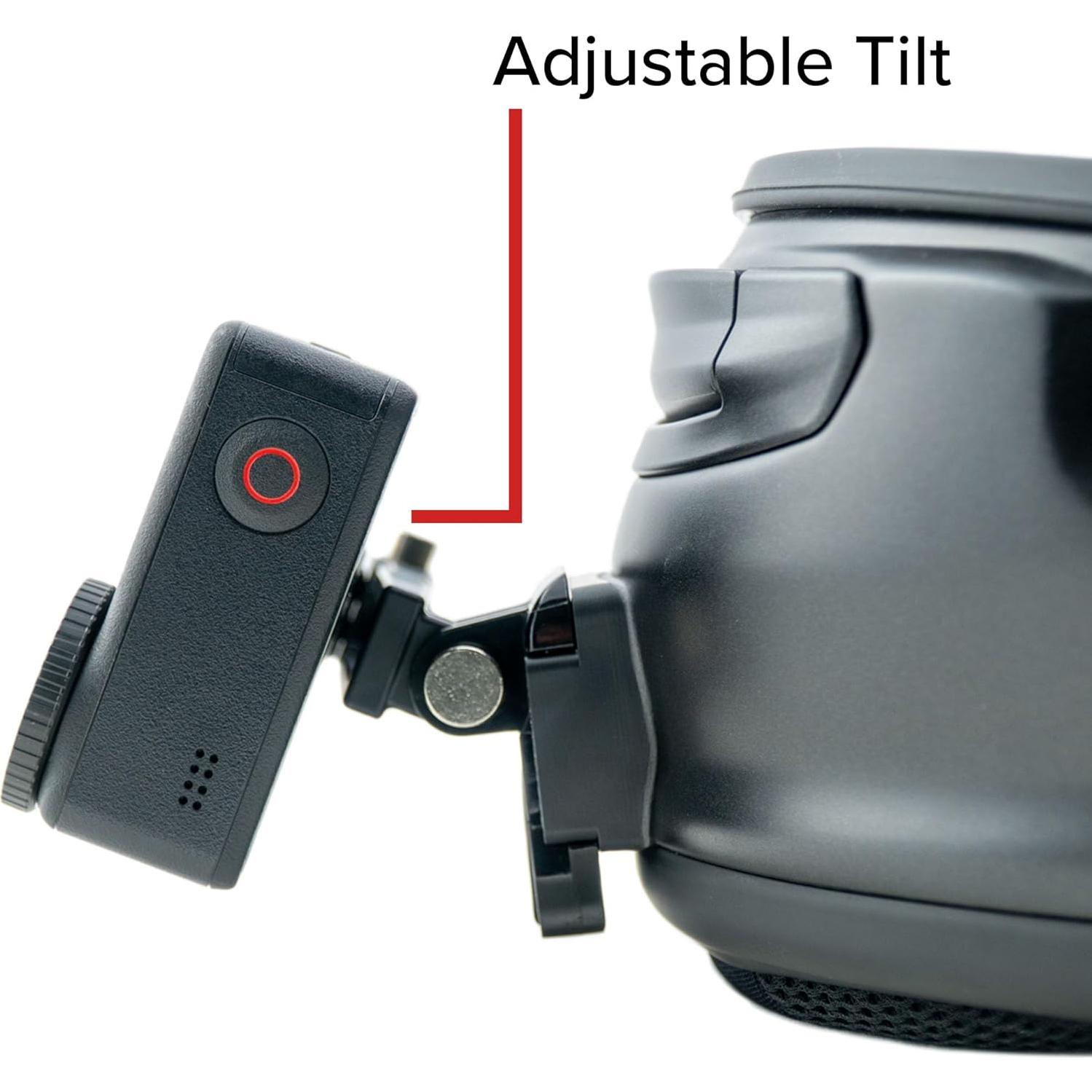 Adaptador Vertical de Centrado de Lente Ride Tech Moto - Compatible con GoPro, DJI, Insta360