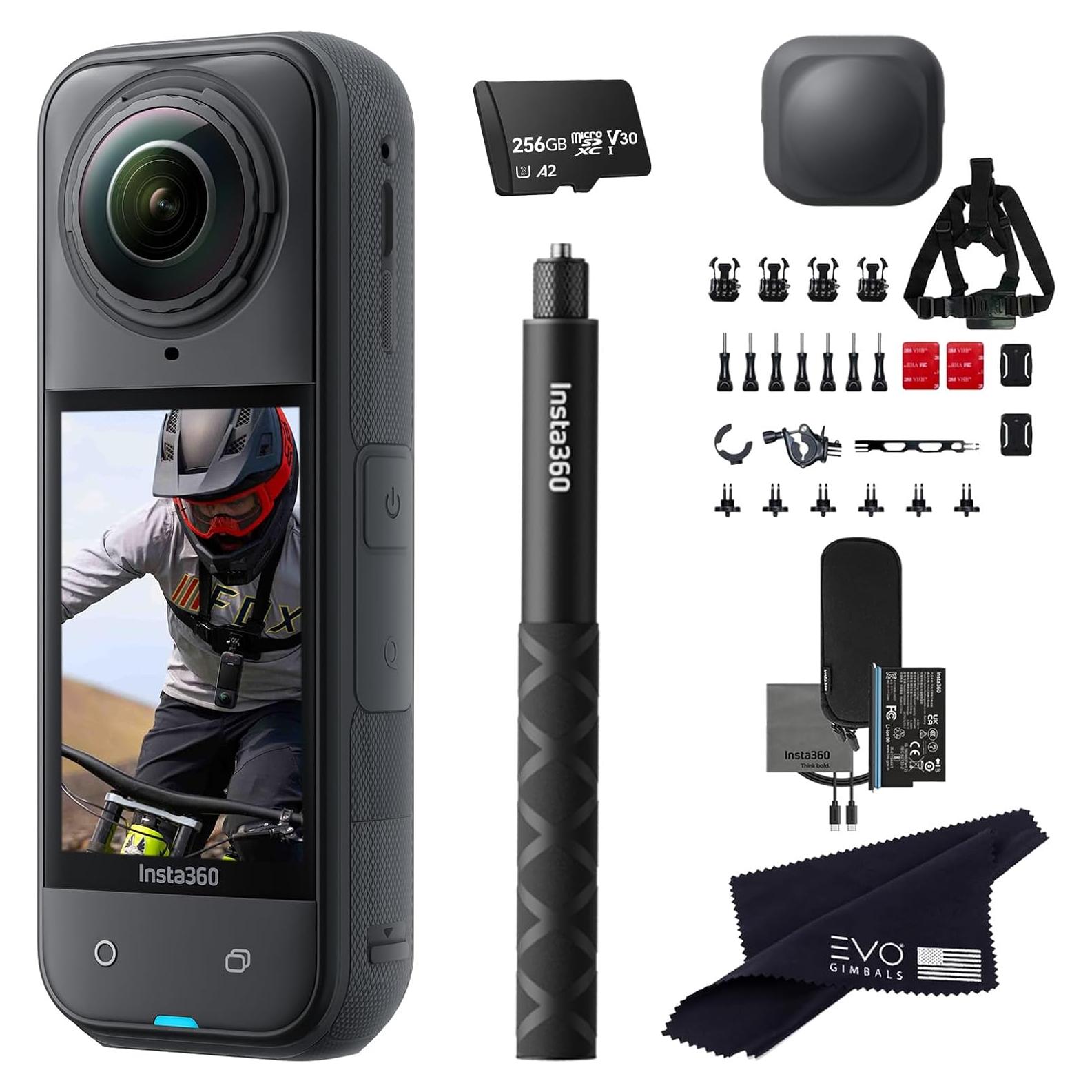 Cámara de Acción 360 Insta360 X5 8K 72MP con Accesorios