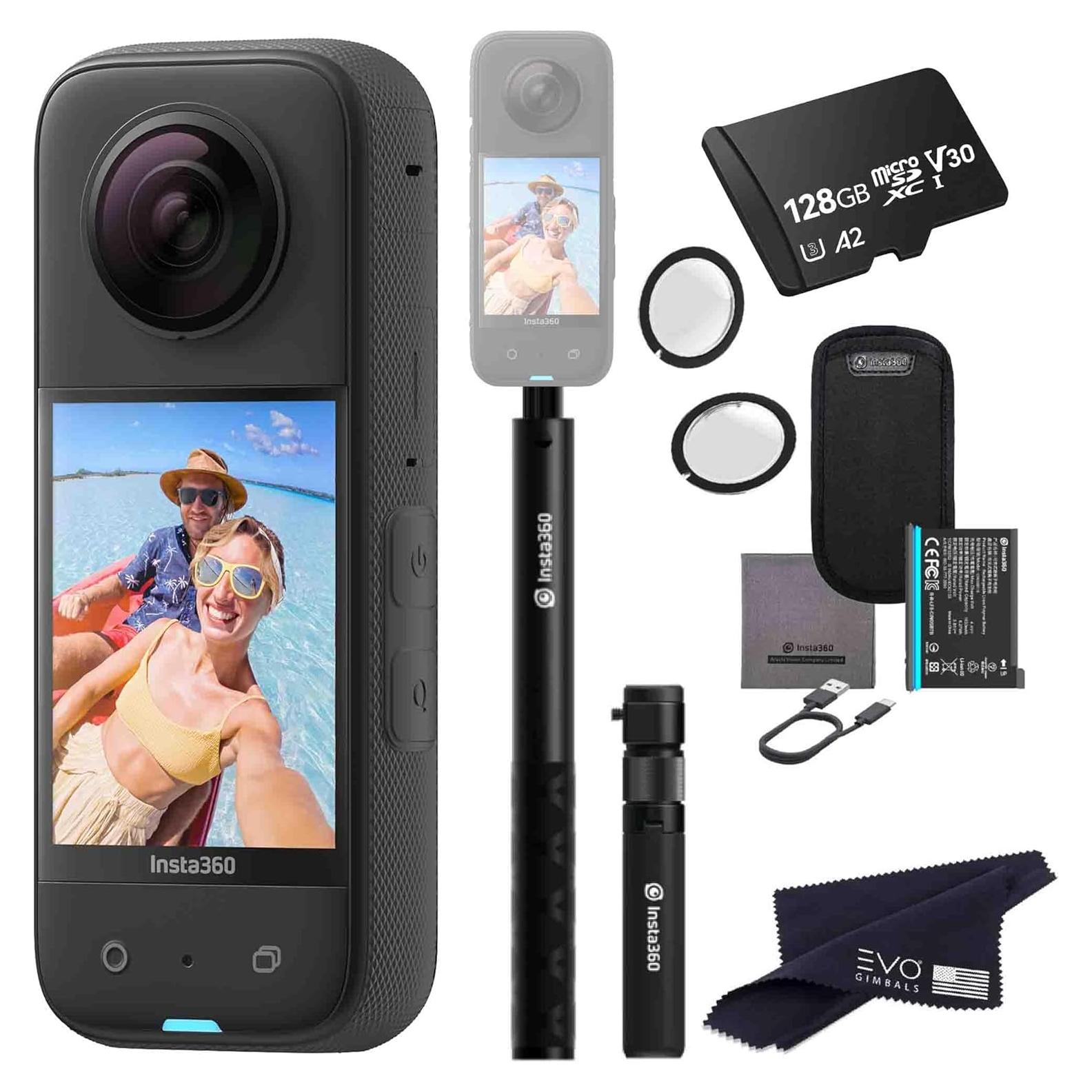 Cámara de Acción 360 Insta360 X3 5.7K 48MP con Accesorios