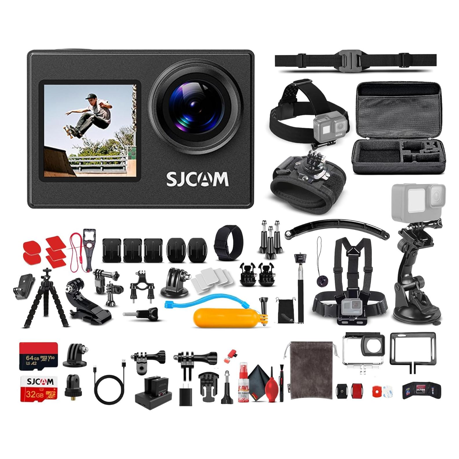 Cámara de Acción SJCAM SJ4000 Full HD 1080p con Accesorios