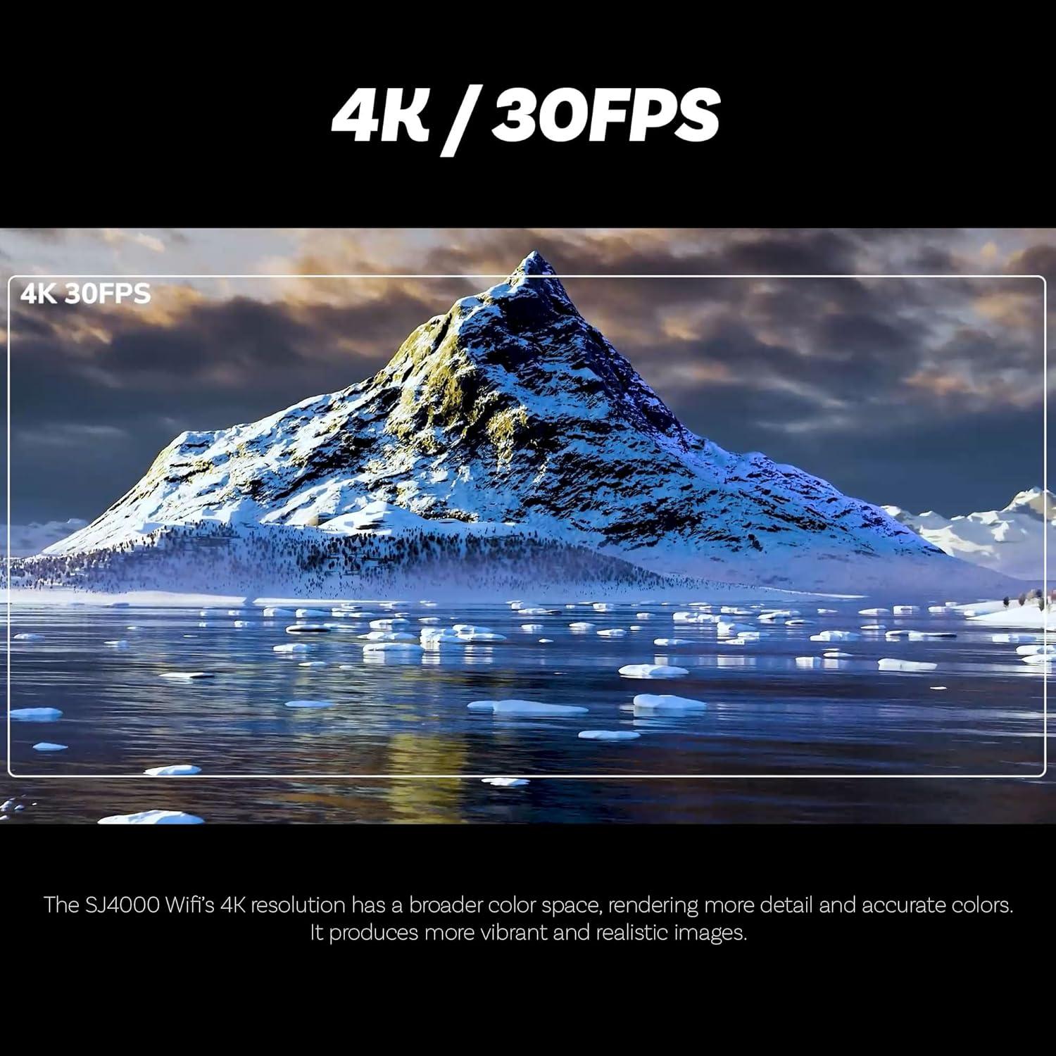 Cámara de Acción SJCAM SJ4000 Full HD 1080p con Accesorios