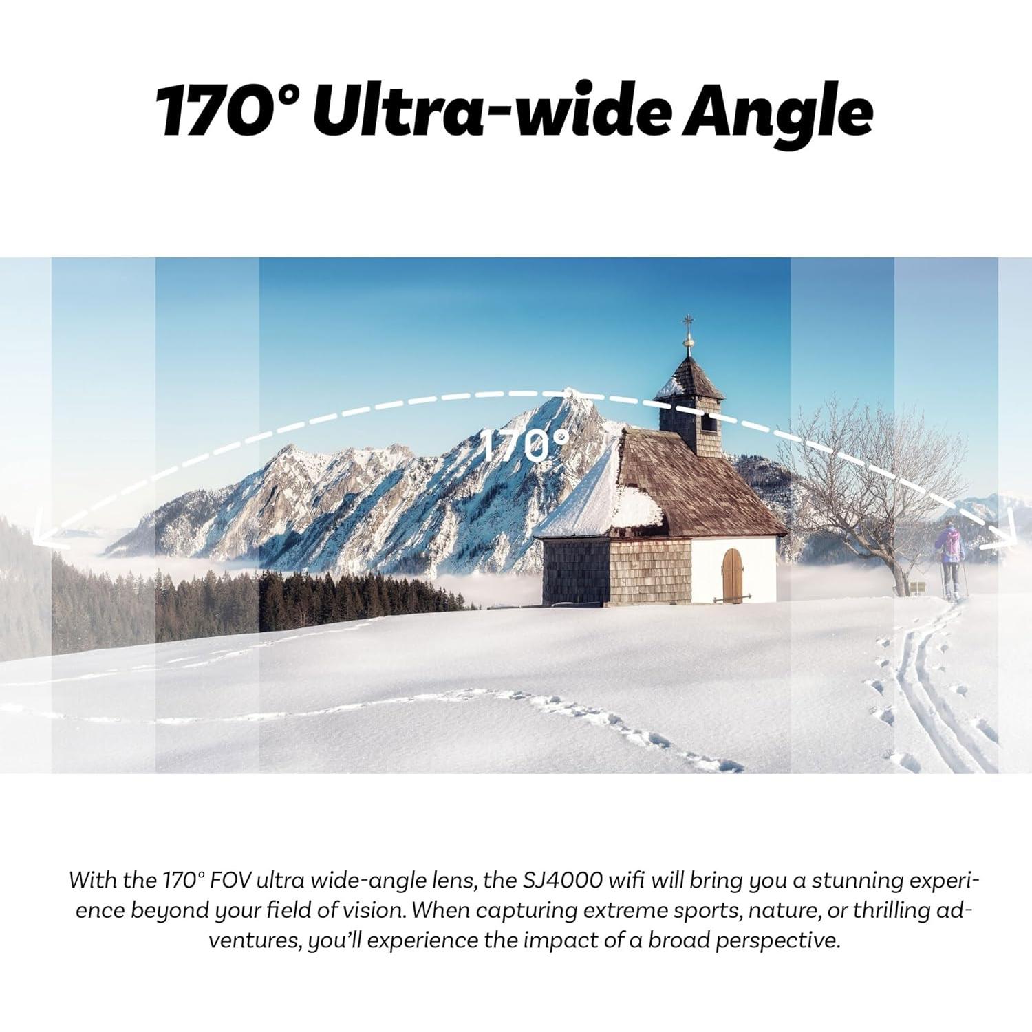 Cámara de Acción SJCAM SJ4000 Full HD 1080p con Accesorios