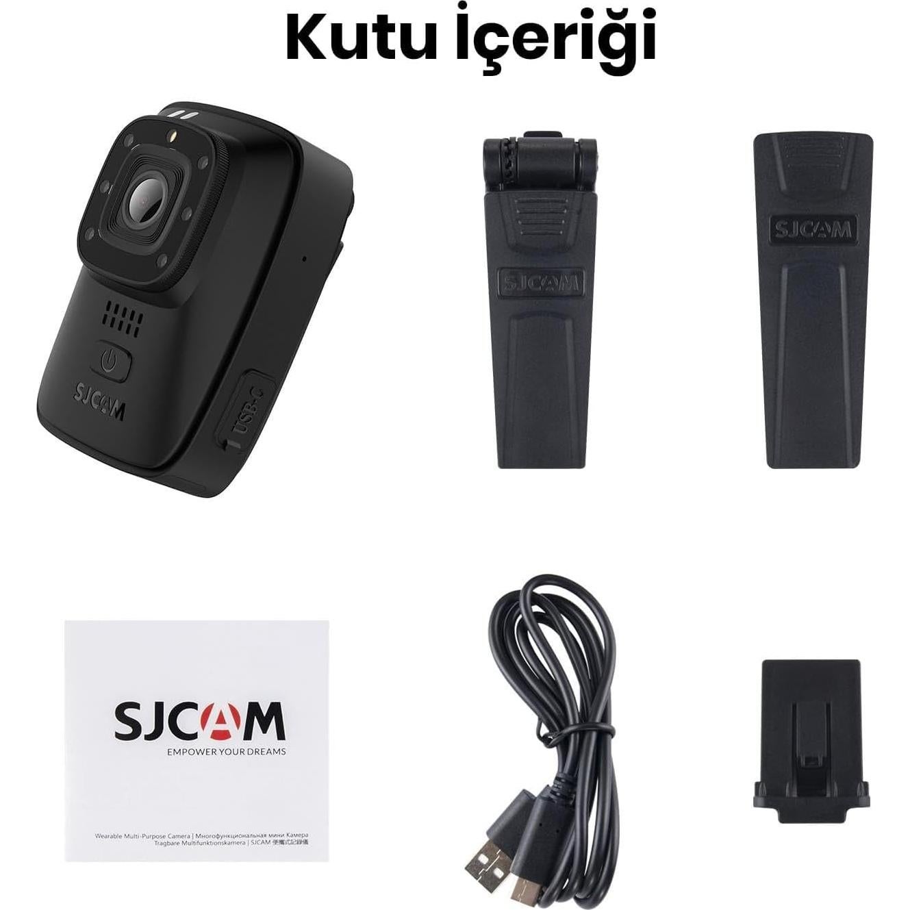 Cámara portátil SJCAM A10 con visión nocturna y láser