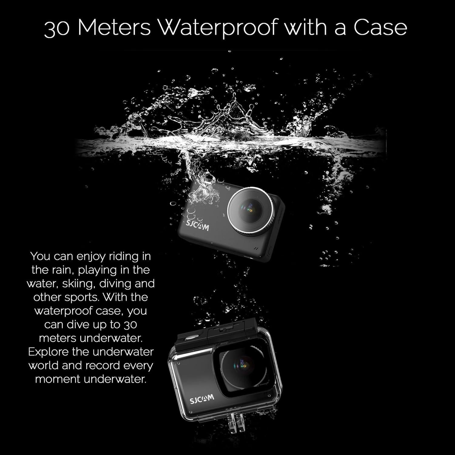 Cámara de Acción SJCAM SJ10 Pro 4K 60fps Pantalla Doble