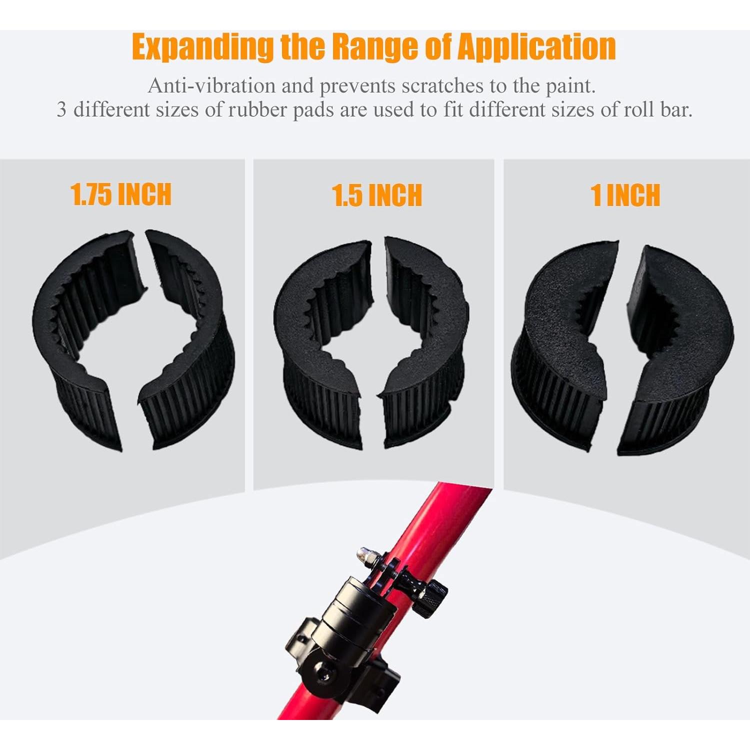 Soporte de cámara ajustable Teurroie para UTV ATV GoPro