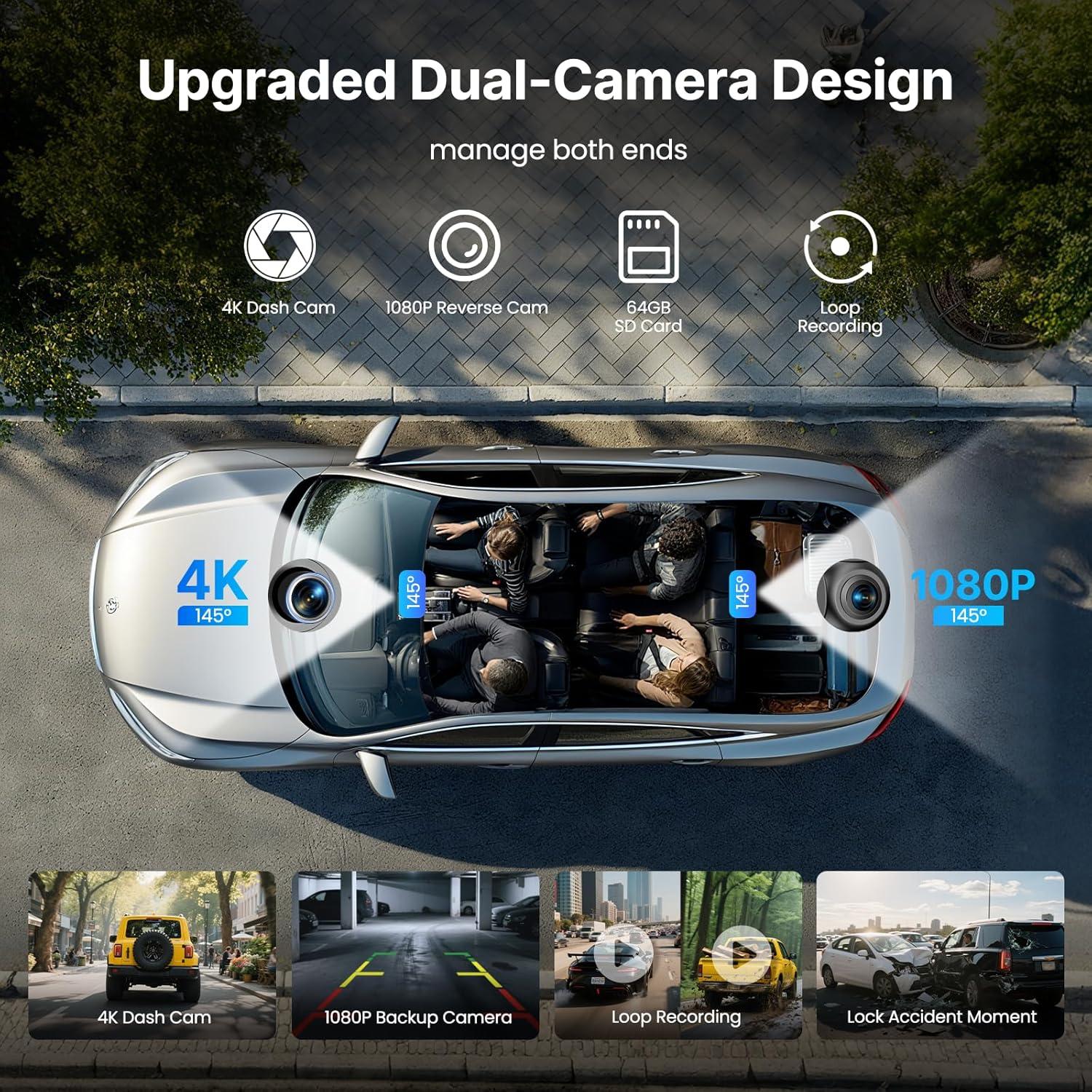 Pantalla Inalámbrica Car Play WonVon 10.26" 4K Bluetooth GPS