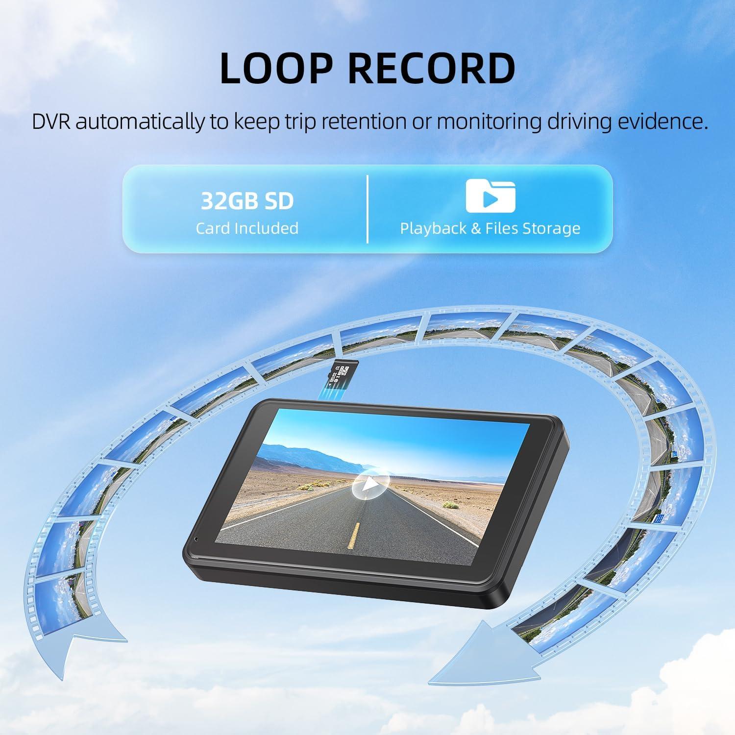 Cámara de Respaldo Inalámbrica Solar eRapta AWTCM501 5" HD1080P