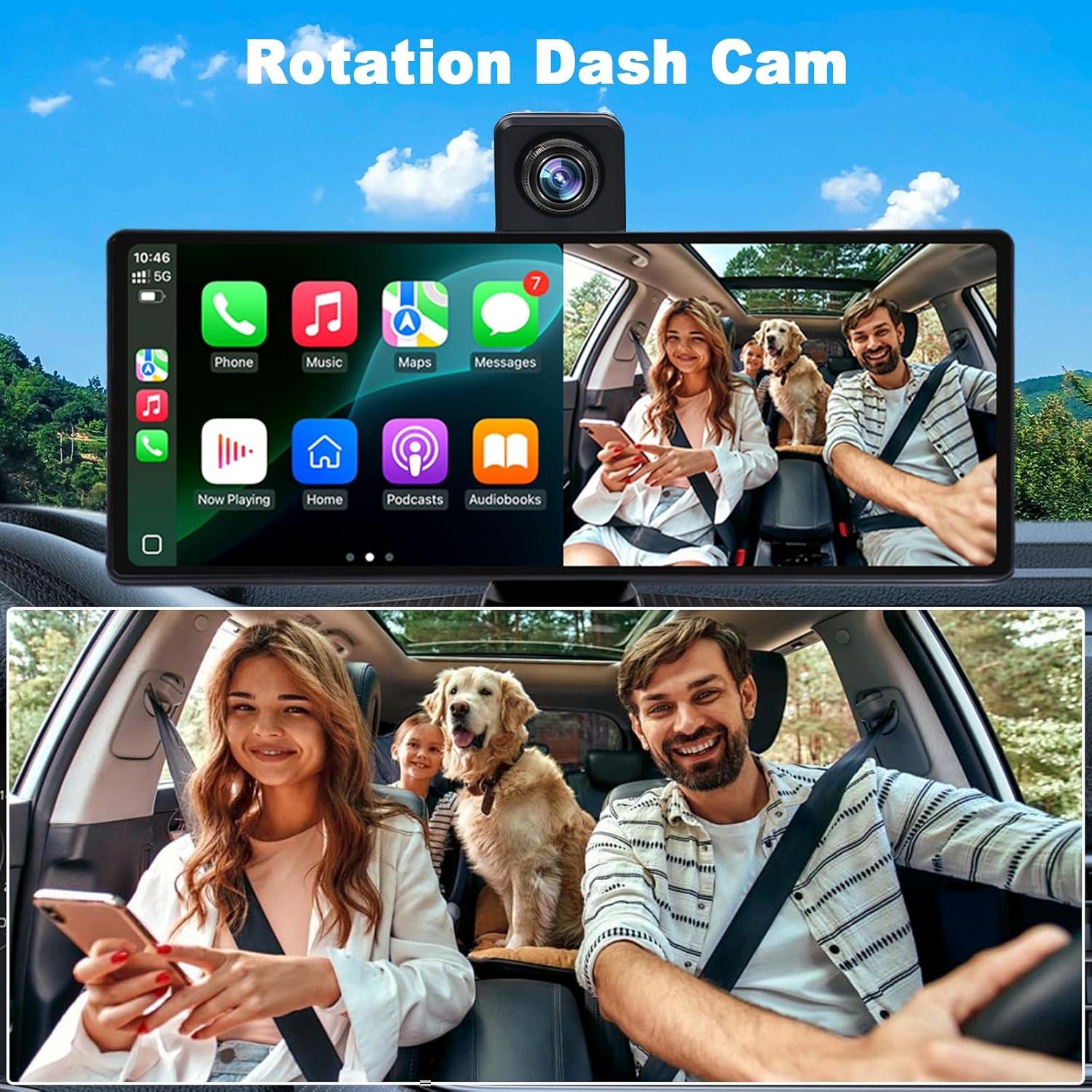 Pantalla Carplay 10.26" TK-YBX1ZSQ con Doble Cámara 4K/1080P