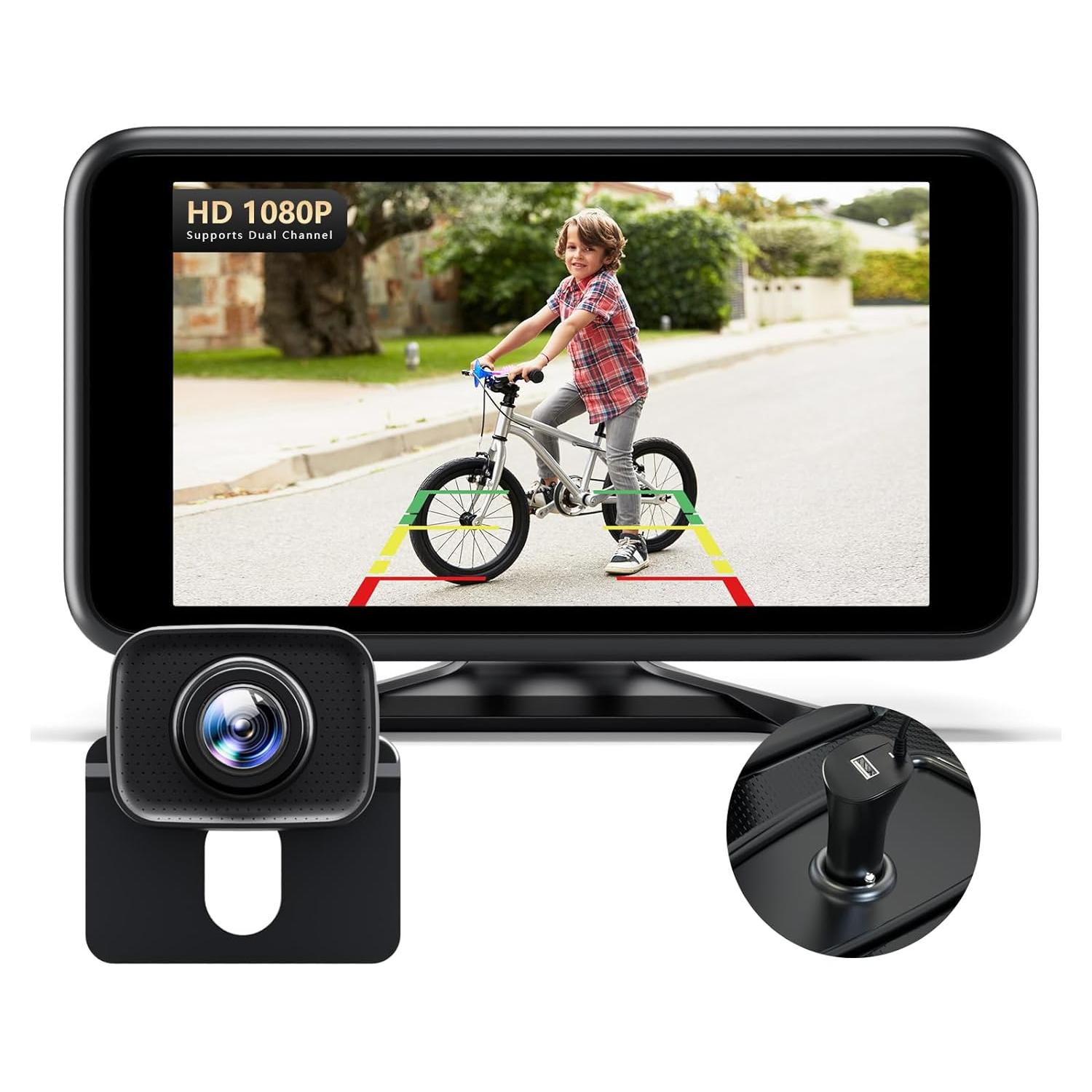 Cámara de Respaldo Inalámbrica Foxpark W11 HD 1080P 4.8"