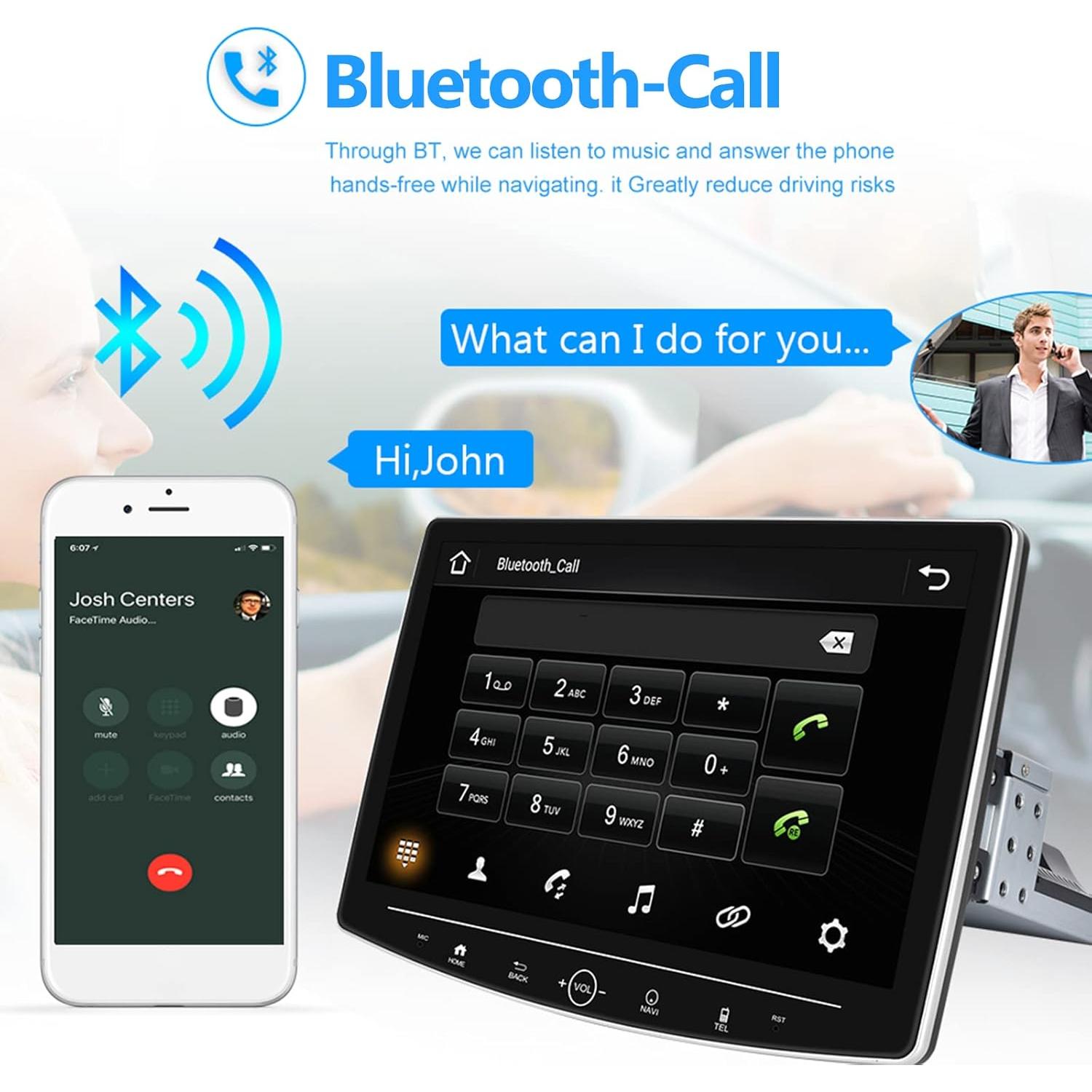 Estéreo de Coche CAMECHO Android 13 10.1" Pantalla Táctil