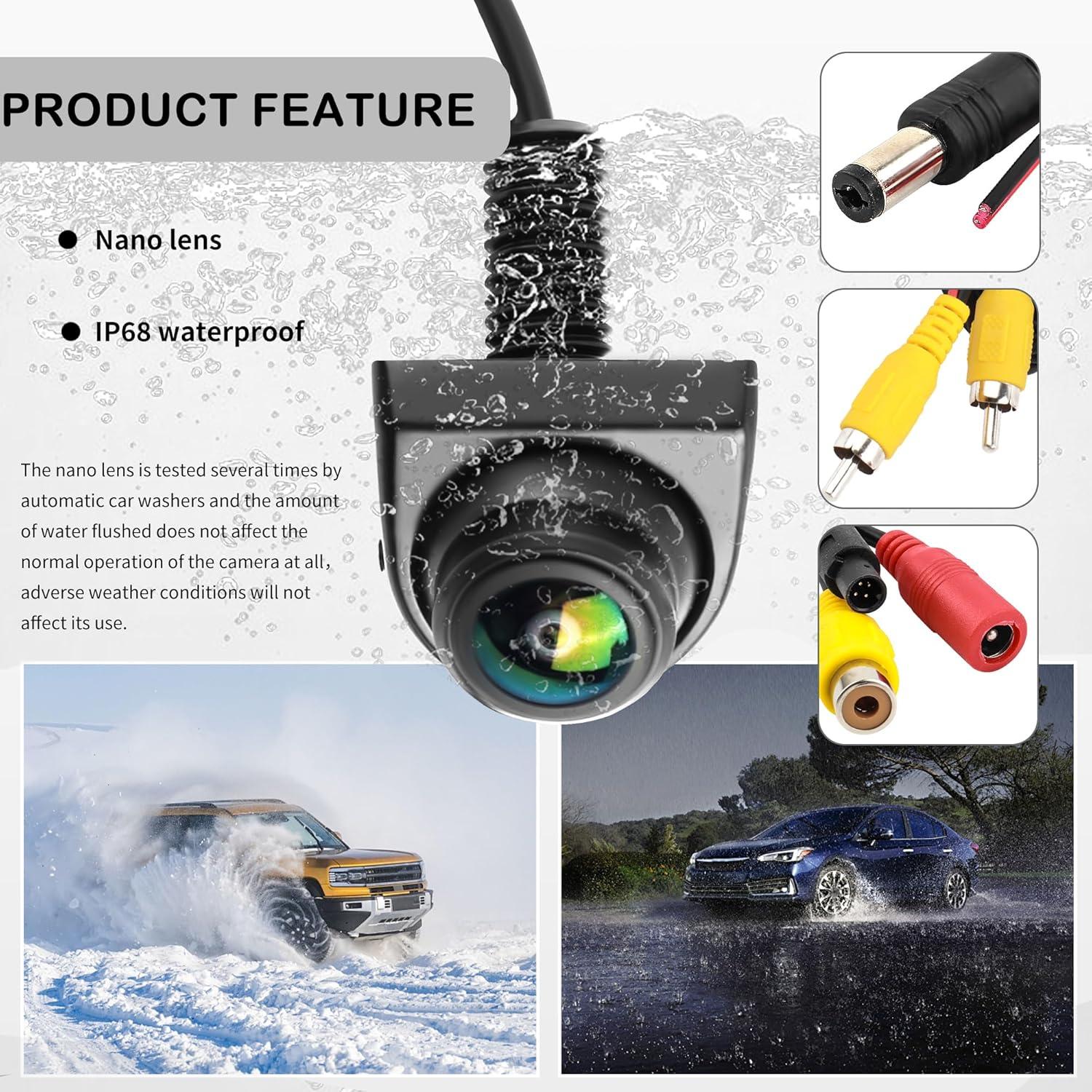 Cámara de Respaldo Wedfish 720P 360° con Visión Nocturna