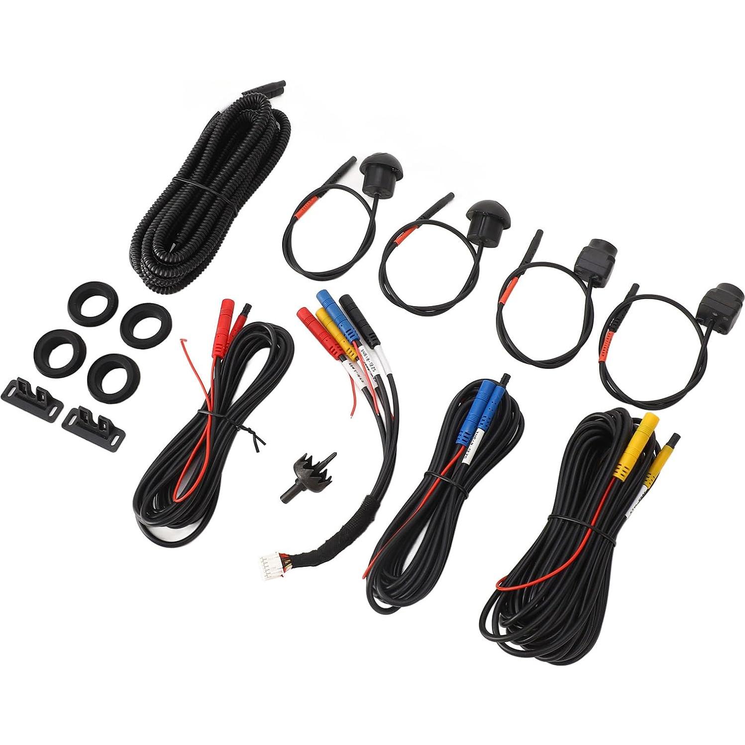 Cámara de Coche 360 Luqeeg 1080P con Visión Nocturna IP68