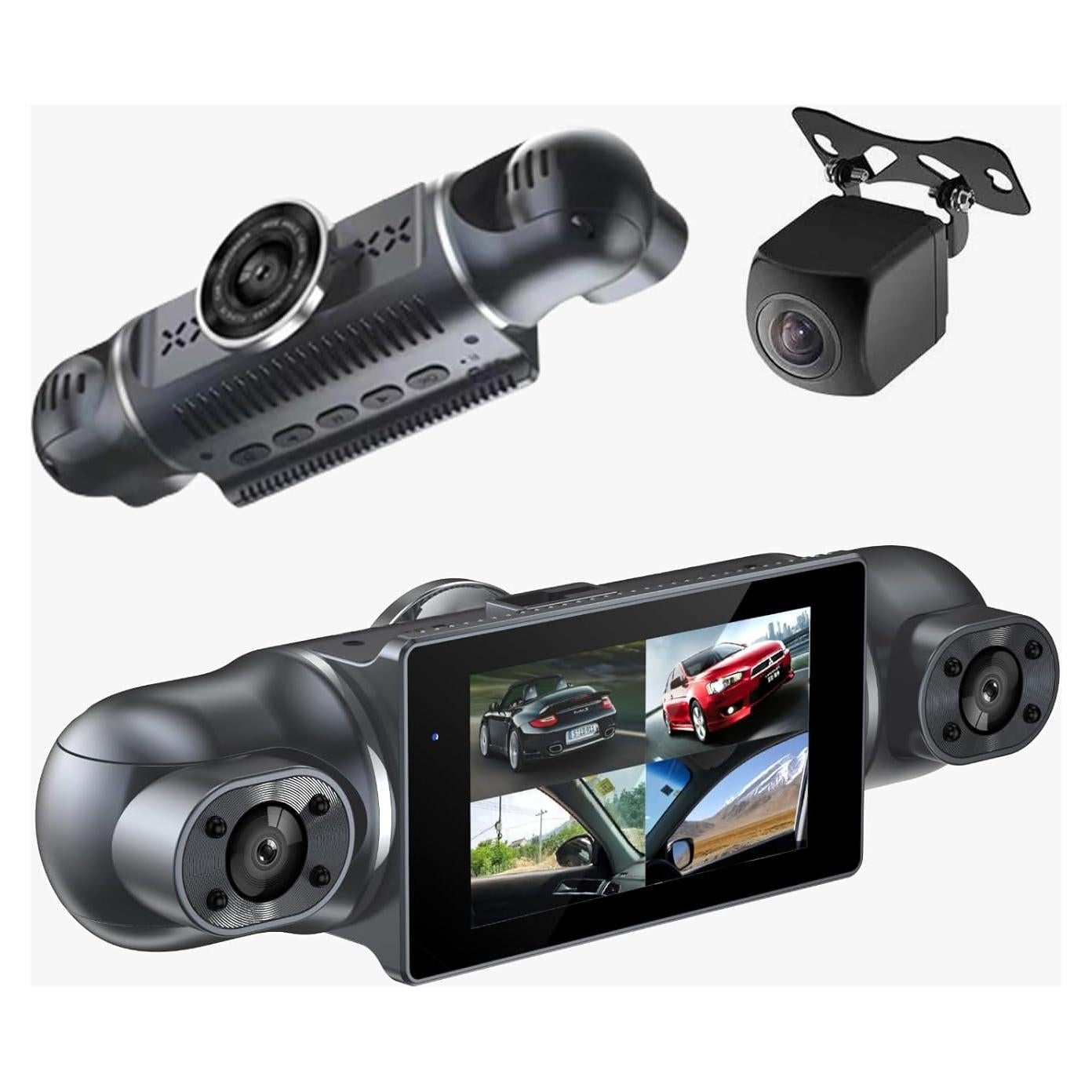 Cámara Dash VuePro V30 4 Canales FHD 1080P GPS WiFi 128GB