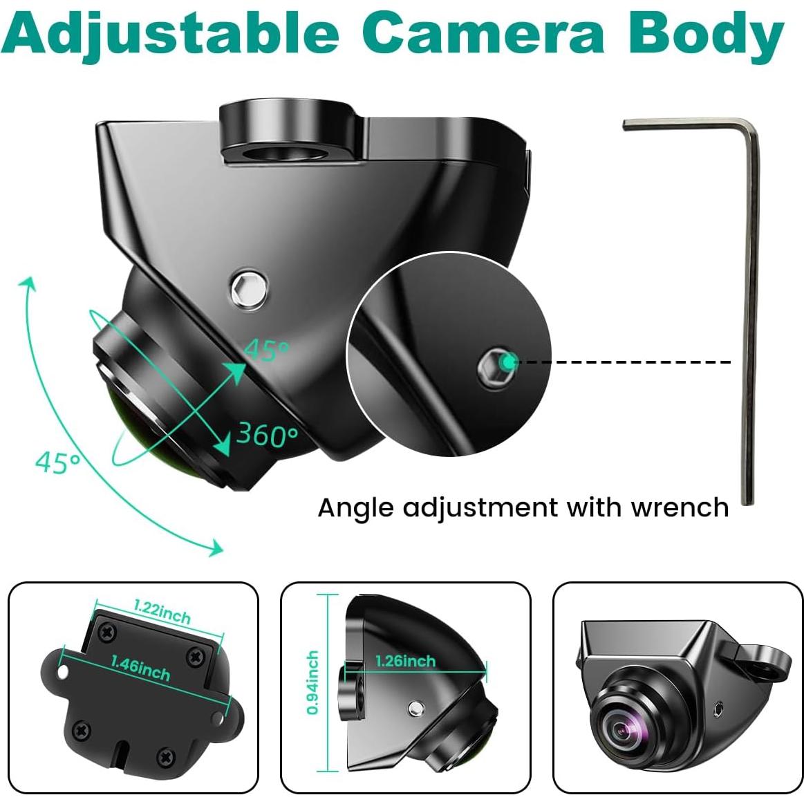 Cámara de Respaldo GreenYi HD 960x720 con Guía Dinámica