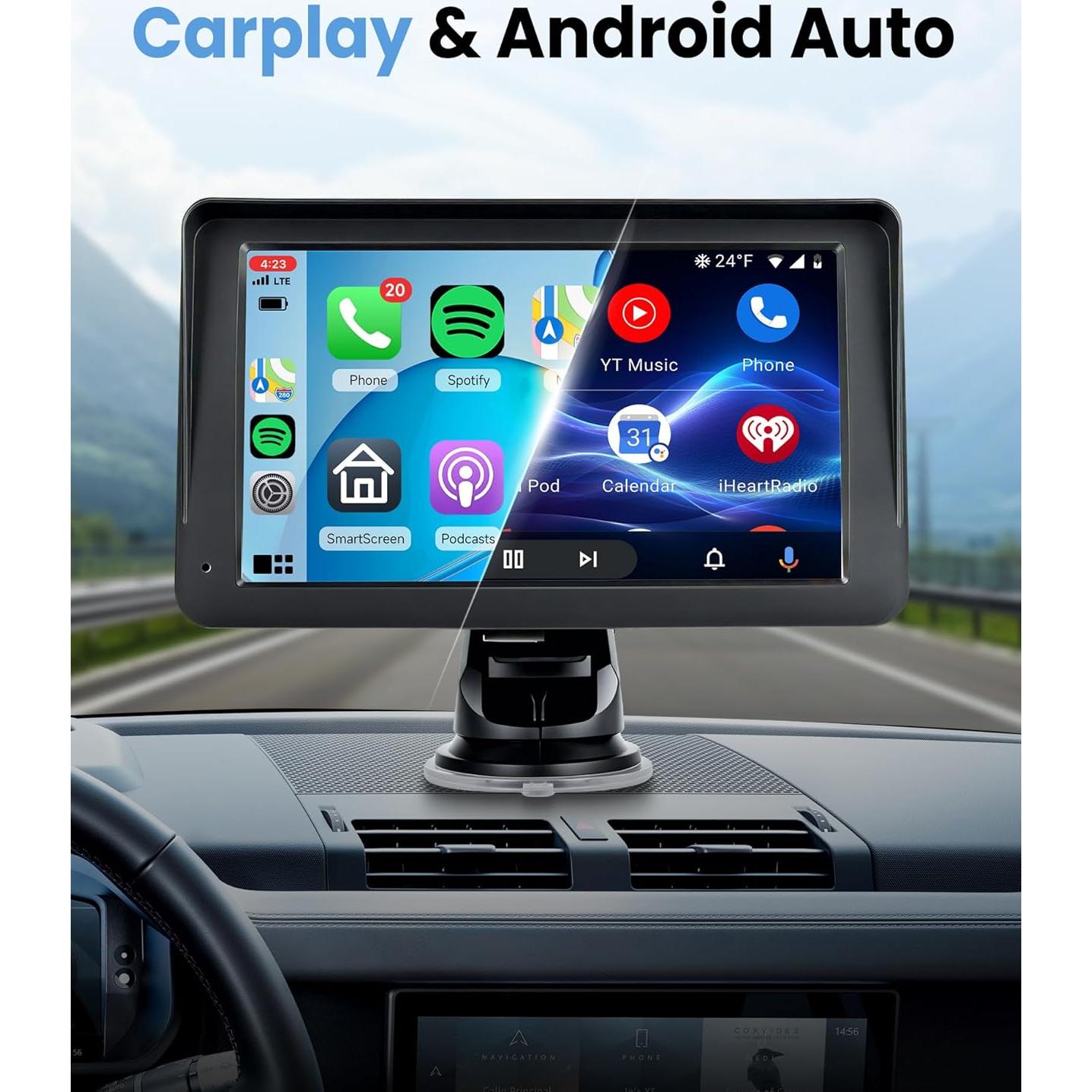 Cámara de Auto para Bebés Orderich 7" HD Inalámbrica