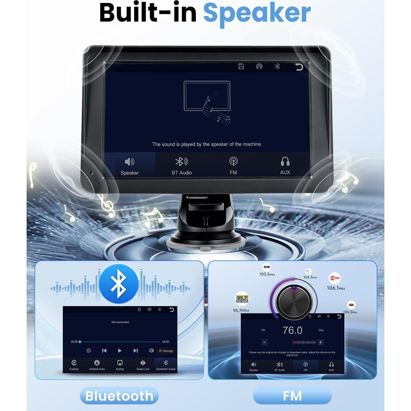 Cámara de Auto para Bebés Orderich 7" HD Inalámbrica