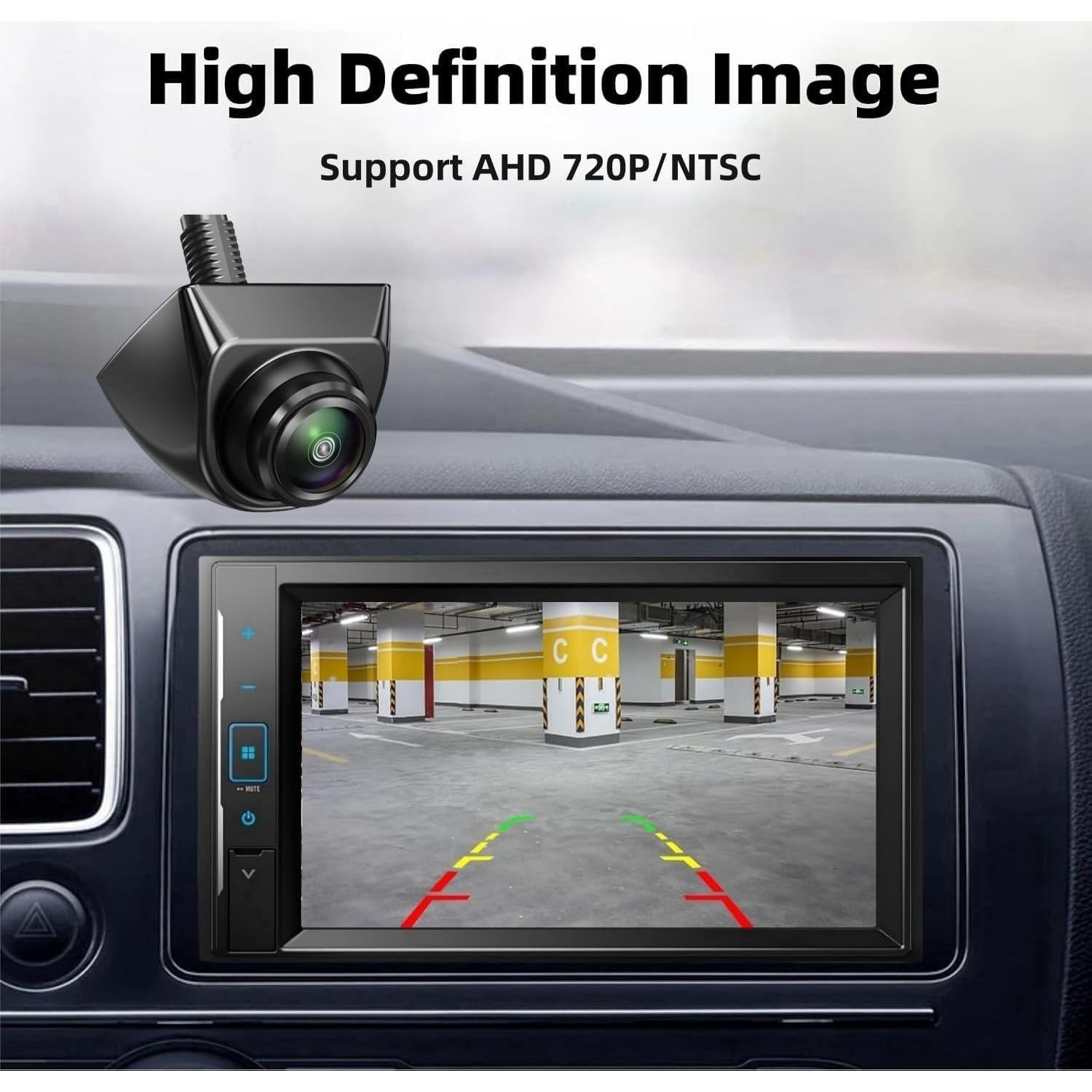 Cámara de Respaldo HD 720P Epronic Ajustable 360° Negra