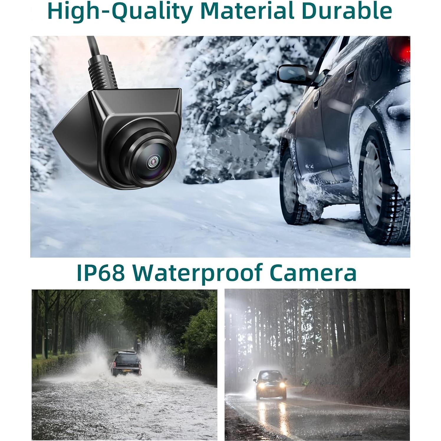 Cámara de Respaldo HD 720P Epronic Ajustable 360° Negra