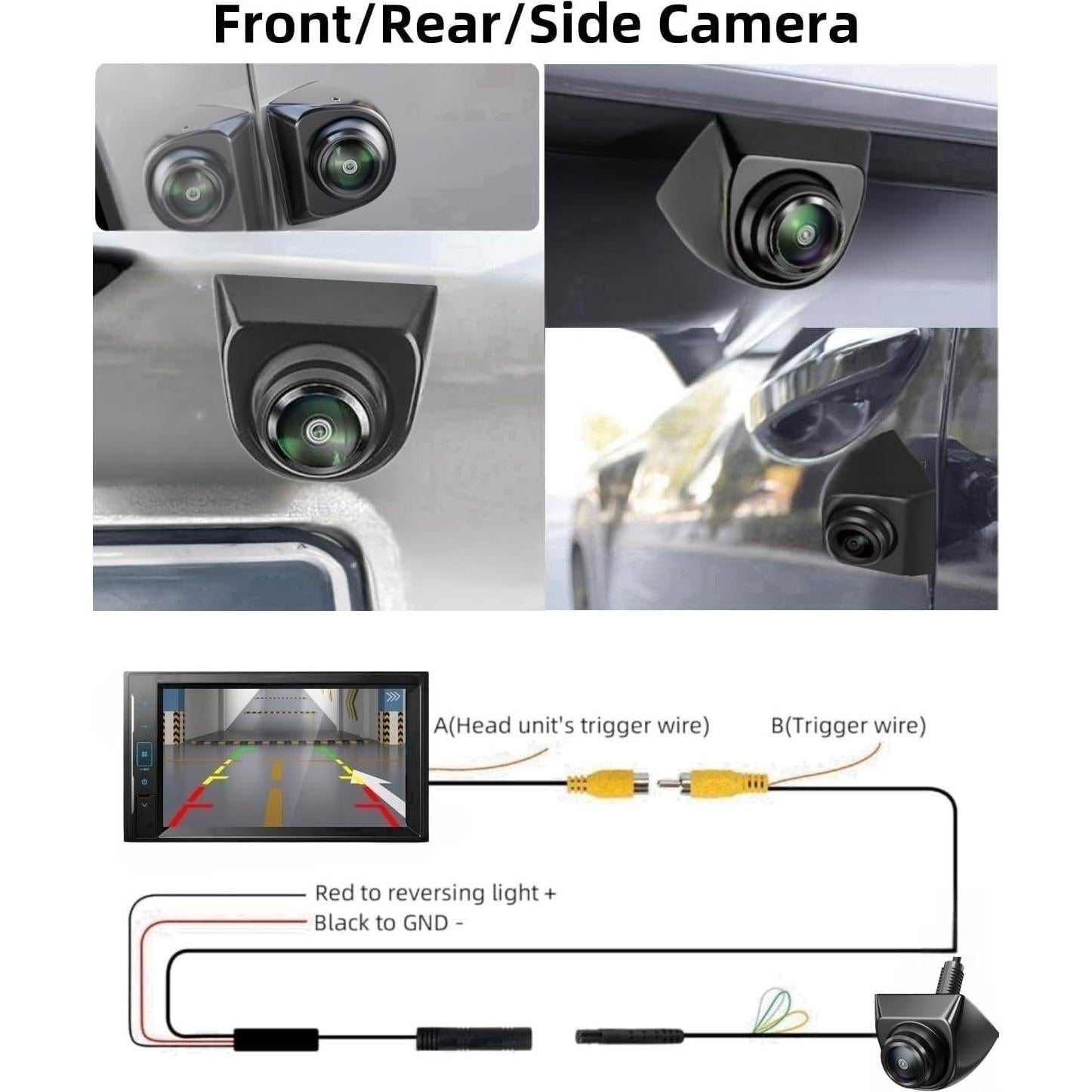 Cámara de Respaldo HD 720P Epronic Ajustable 360° Negra