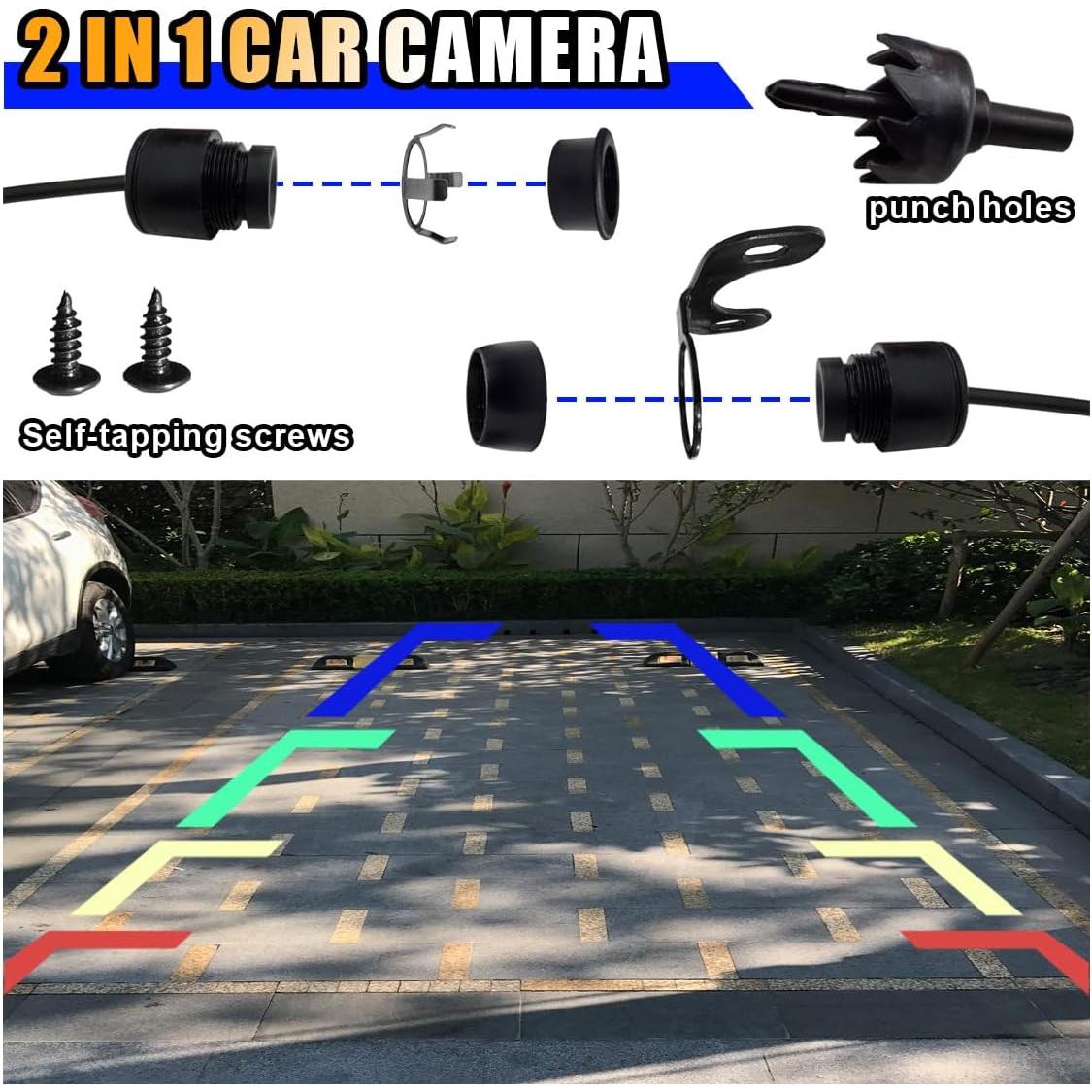 Cámara de Respaldo KITUREK HD 170° Universal para Vehículos
